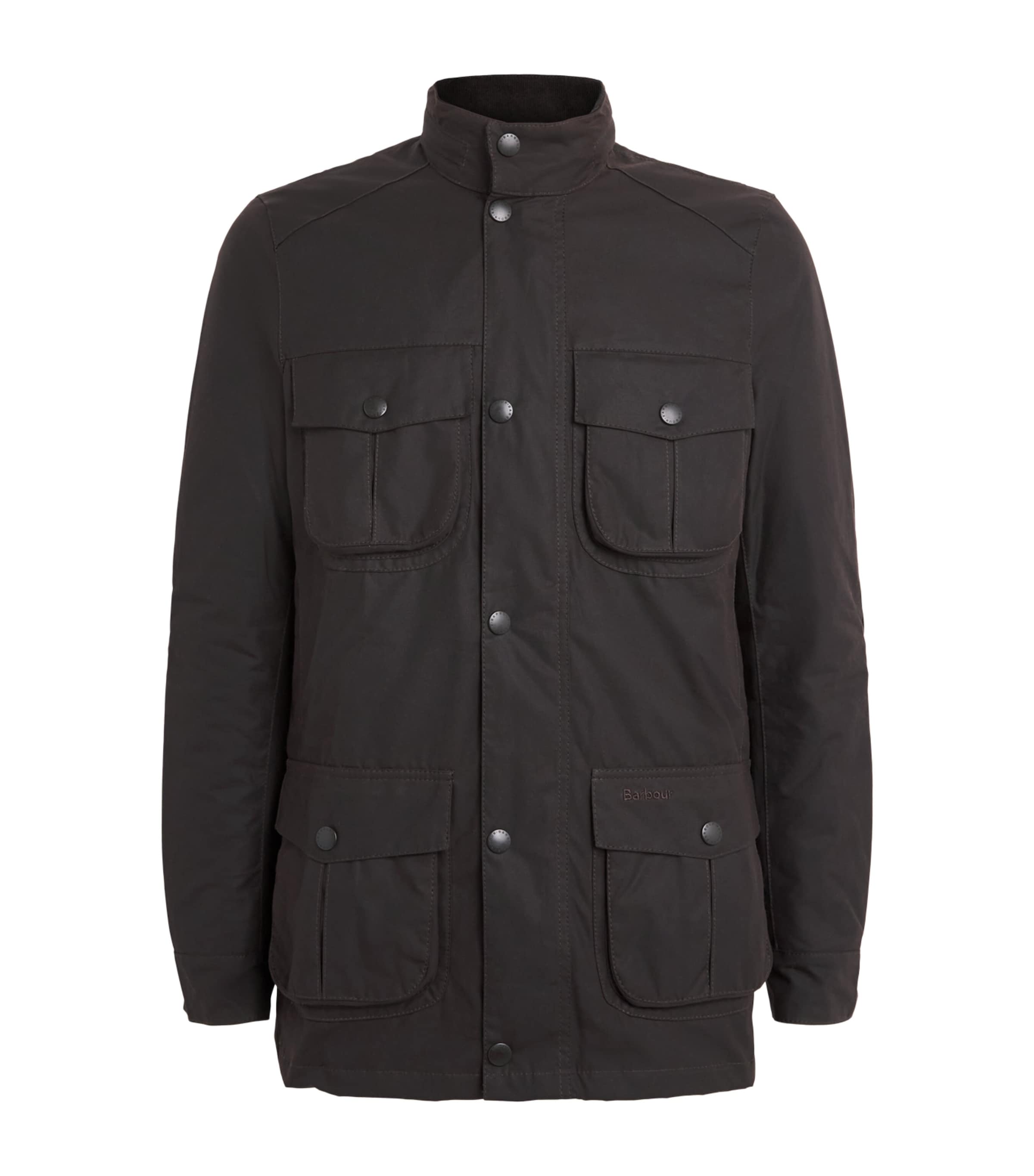 Barbour Mens Waxed Corbridge Jacket Rustic/classic Image 1