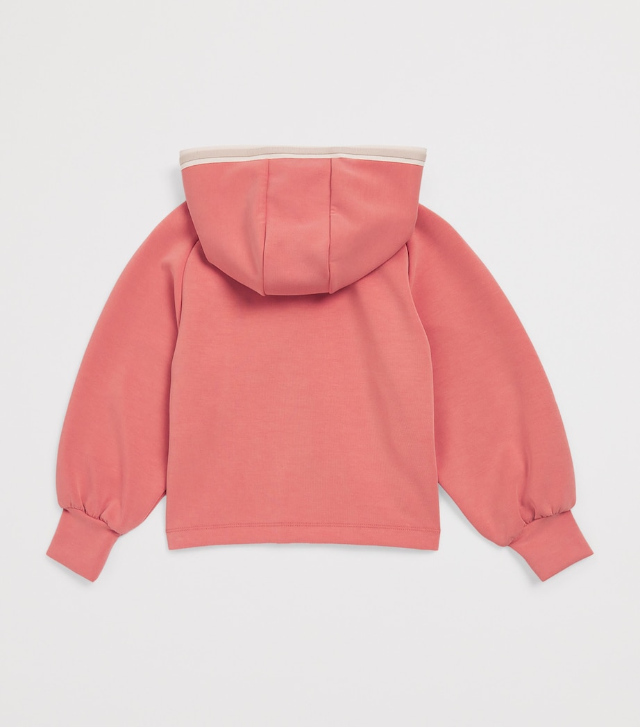 Jersey Zip-Up Hoodie (4-14 Years) CANYON CLAY Image 2