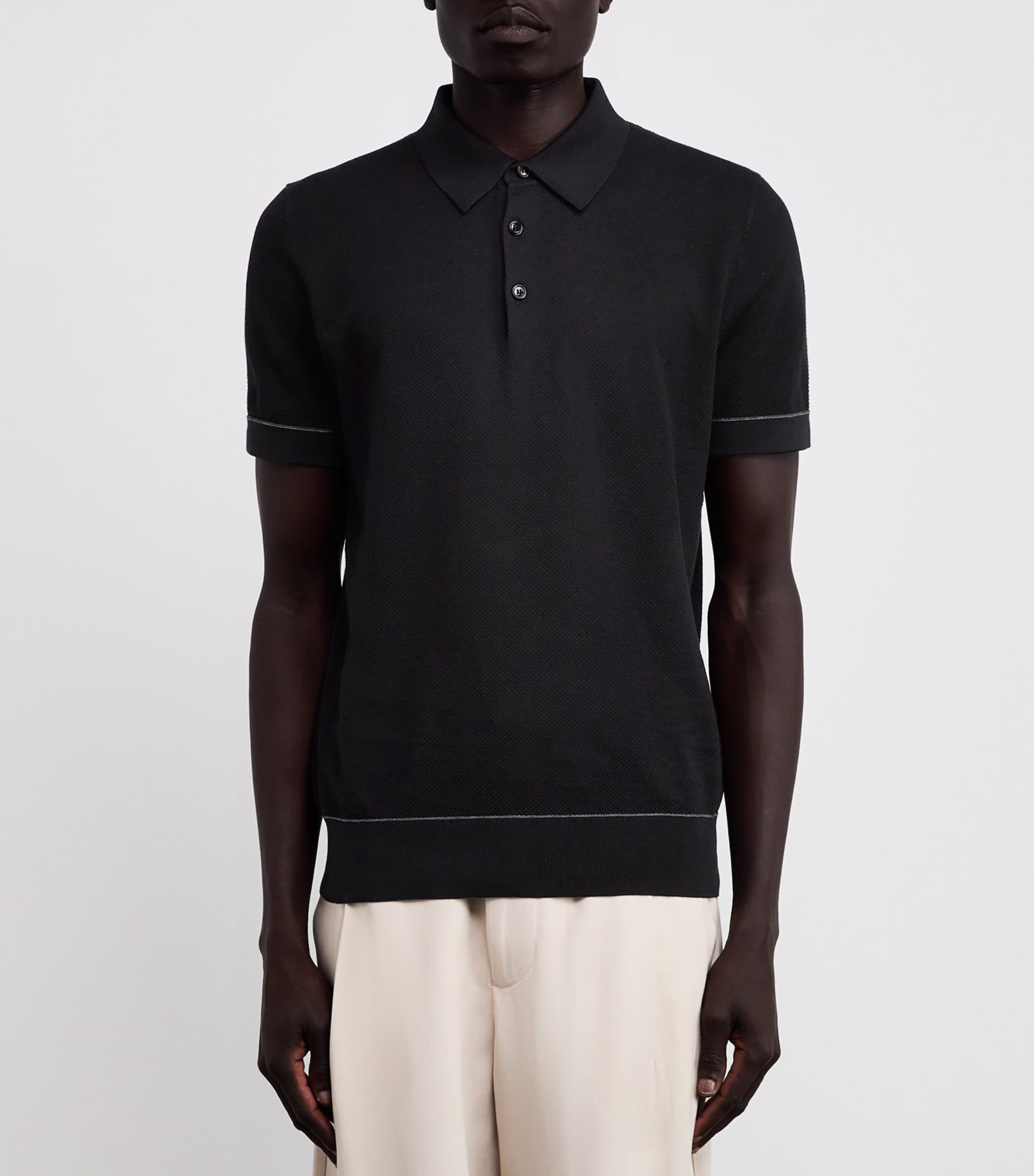 Sea Island Cotton Polo Shirt 1012 Image 3