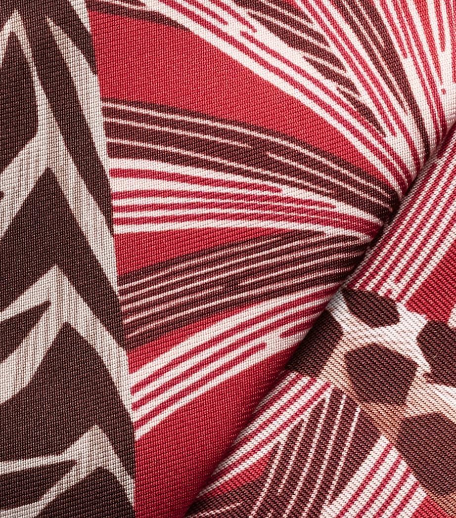 Cartier Silk Panthère and Tigre Scarf Red Image 2