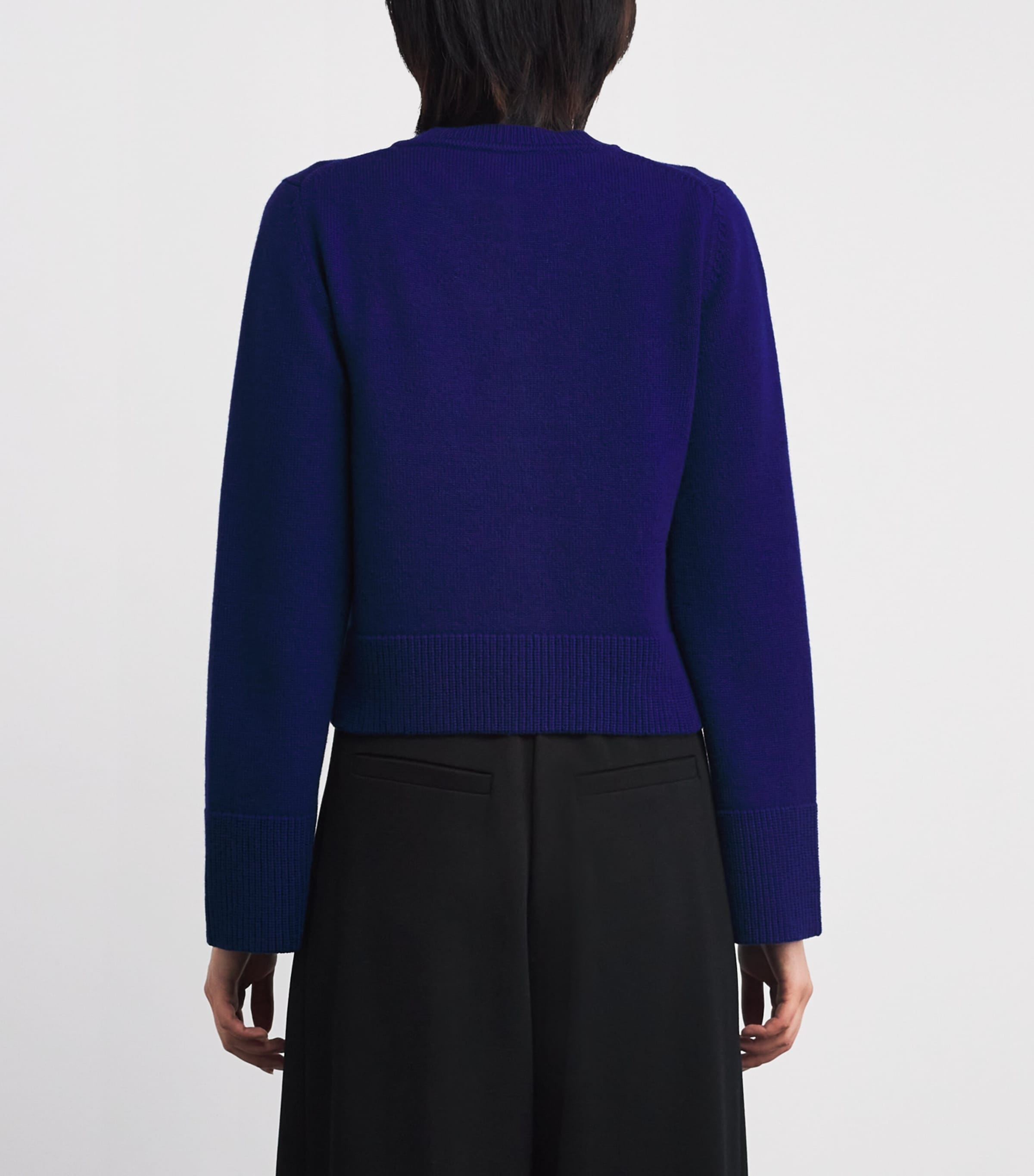 Merino Wool-Cashmere Cardigan JEWEL BLUE Image 4