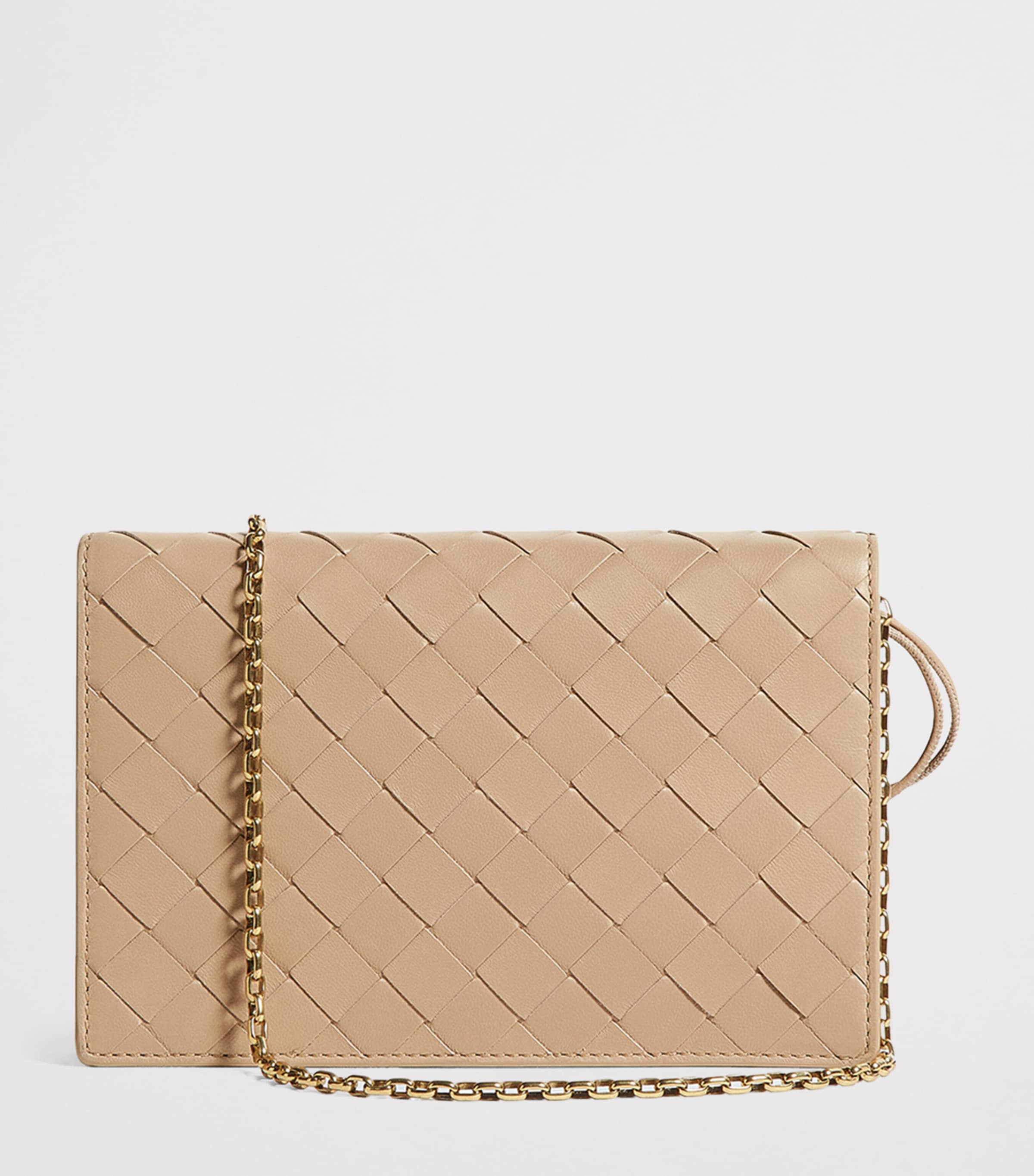Bottega Veneta Leather Andiamo Chain Wallet Image 4