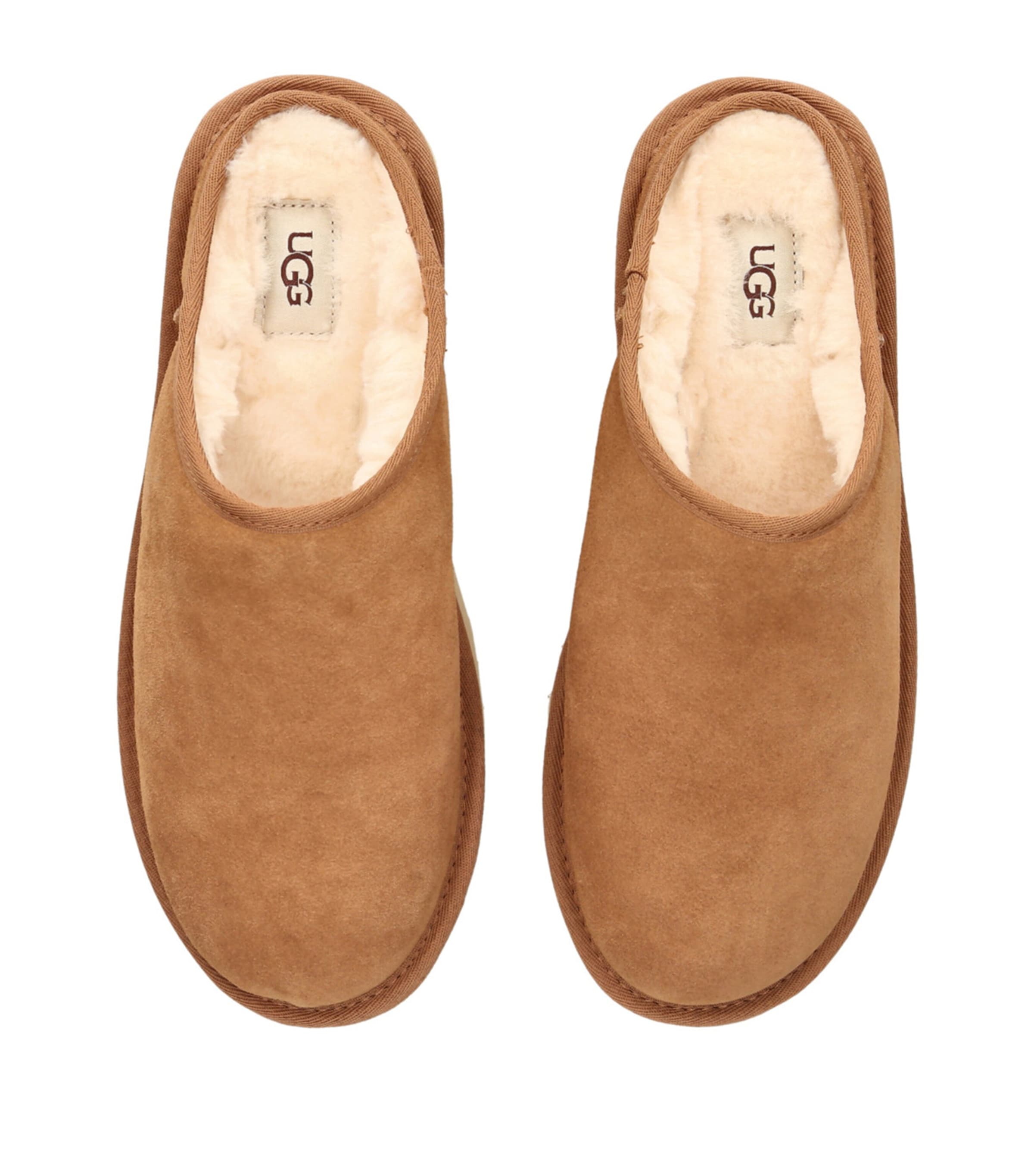 UGG Suede Classic Slippers Tan Image 4