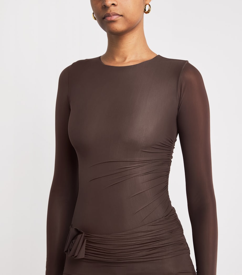 Anna Midi Dress WOOD 123 Image 5