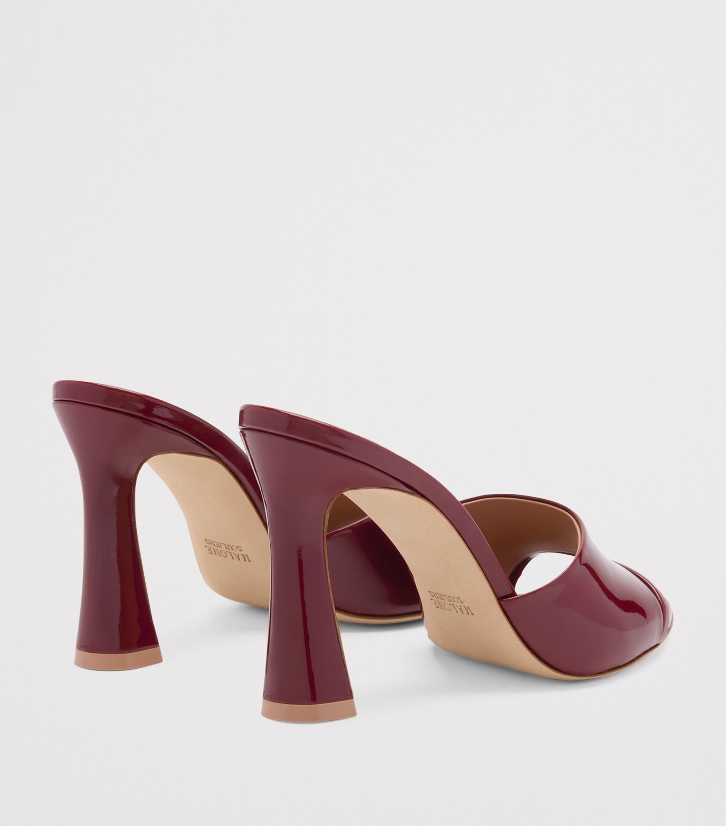Patent Leather Roxanne Mules 90 ROSEWOOD Image 4