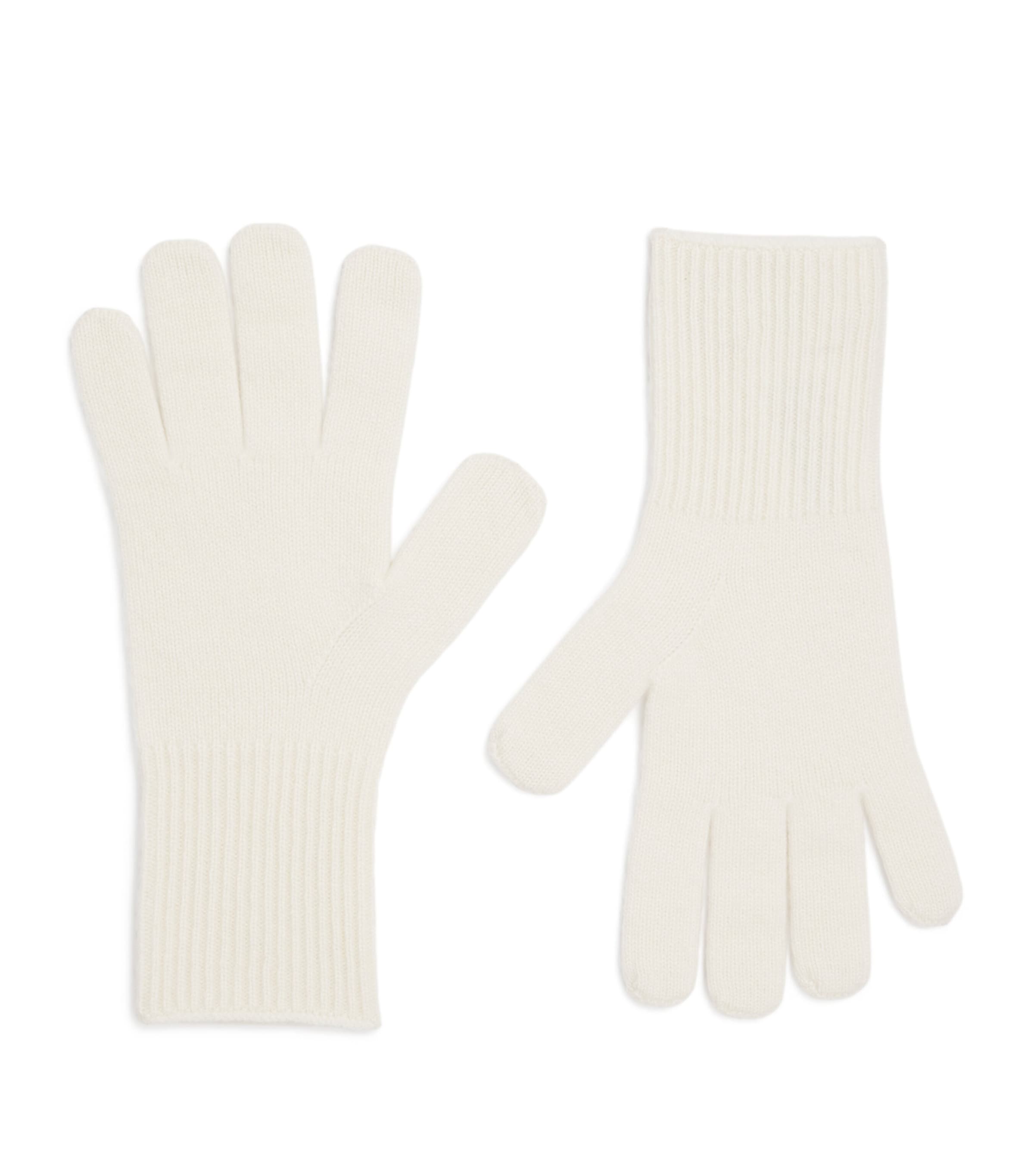 Falke Cashmere Gloves In White