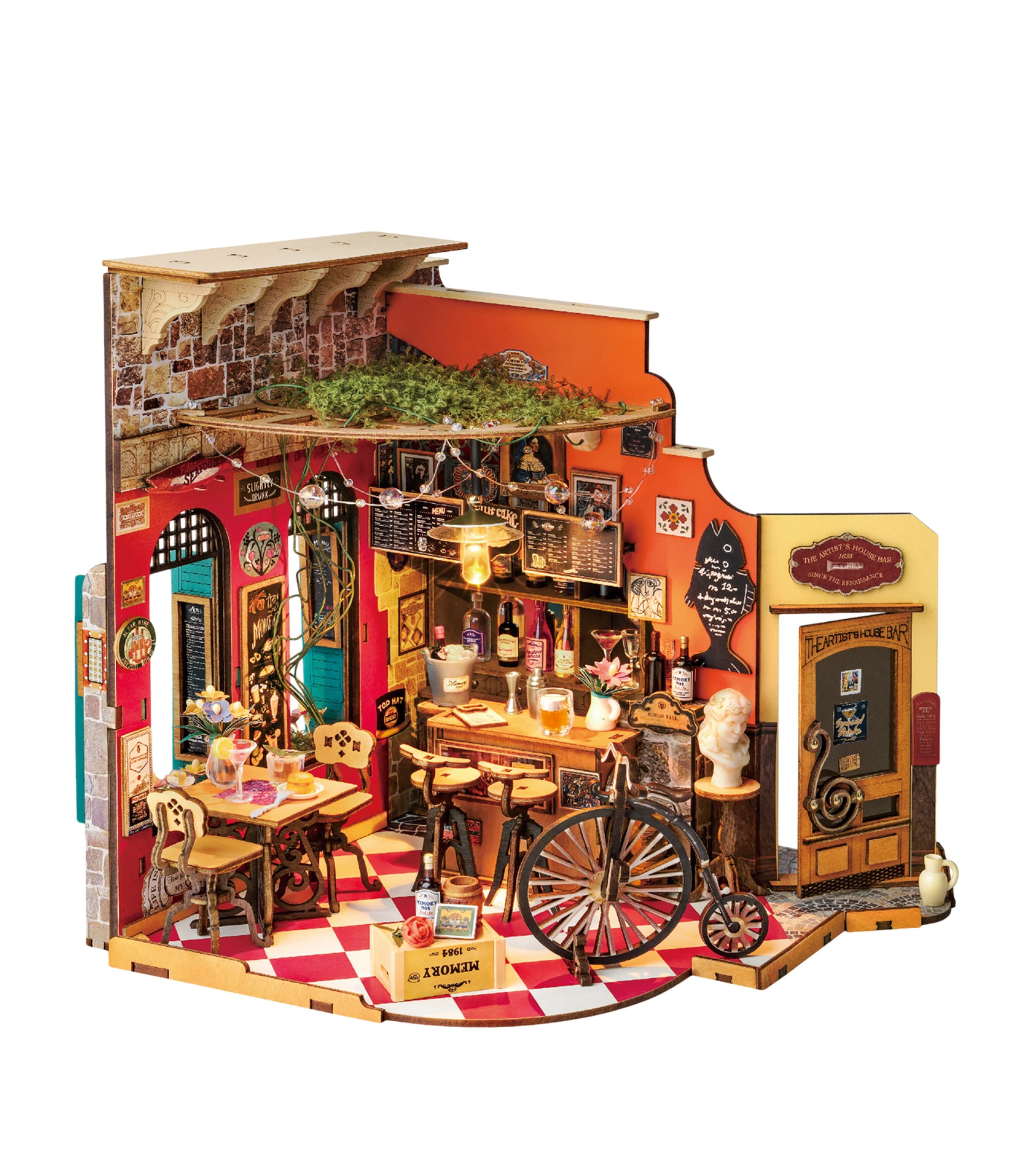 Robotime Cheers Bar & Dining Set | Toys | Building & Construction Toys