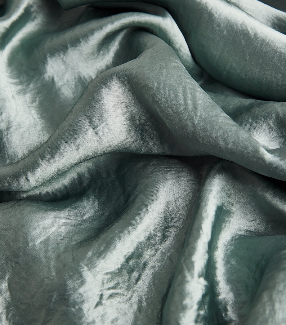 Satin Crinkled Bias-Cut Maxi Skirt DEEP PATINA-376DEP Image 5