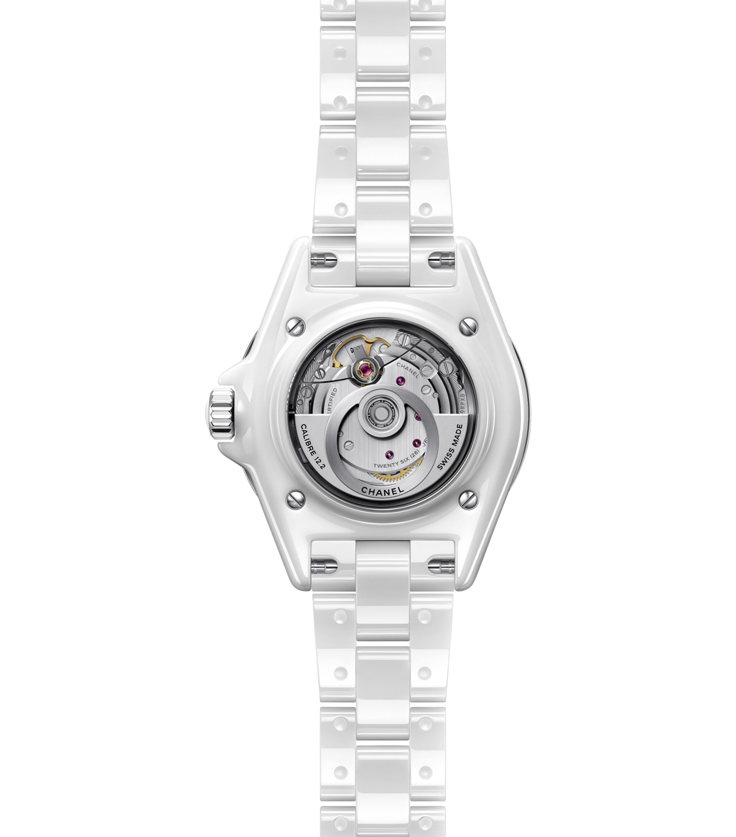 CHANEL Ceramic and Steel J12 Calibre Watch 33mm Harrods UK