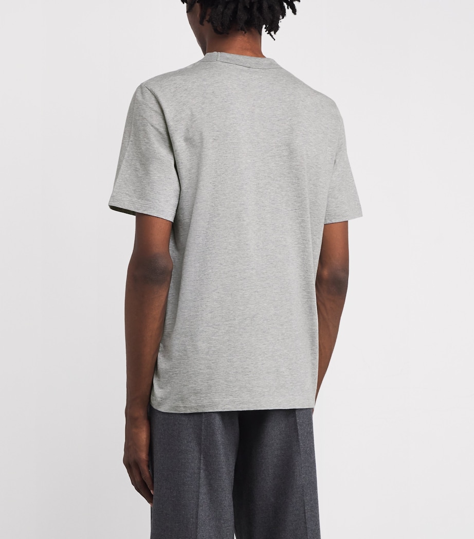 Cotton Stripe Monogram T-Shirt B499 Image 4