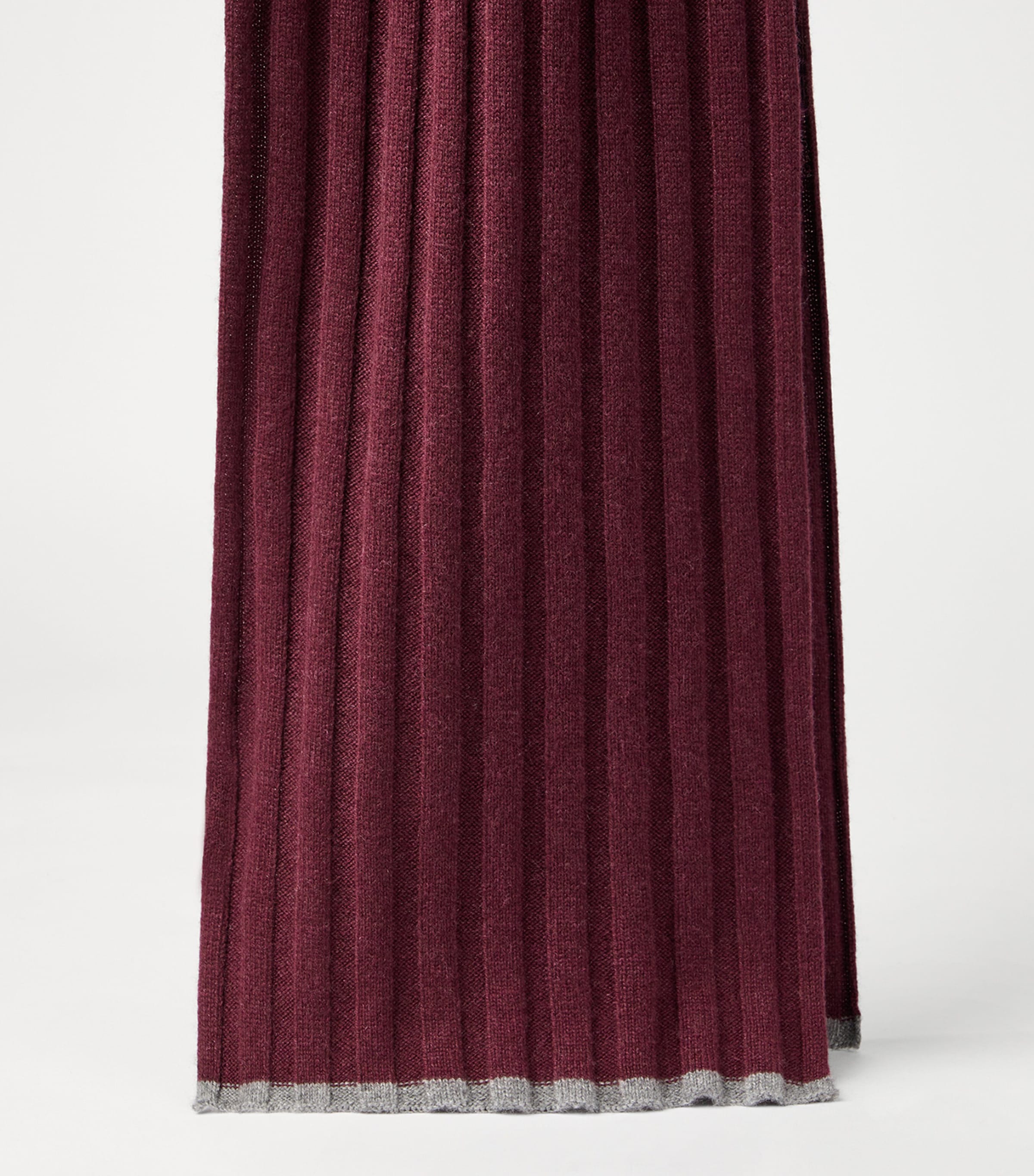 Cashmere Ribbed Scarf CJE70 Image 2