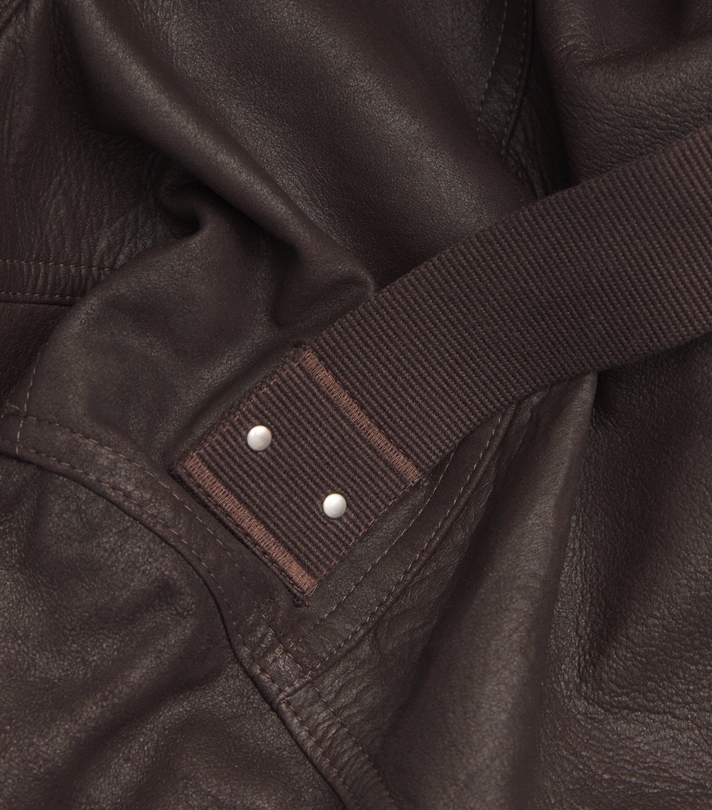 Rick Owens Mens Lambskin Shirt Image 5