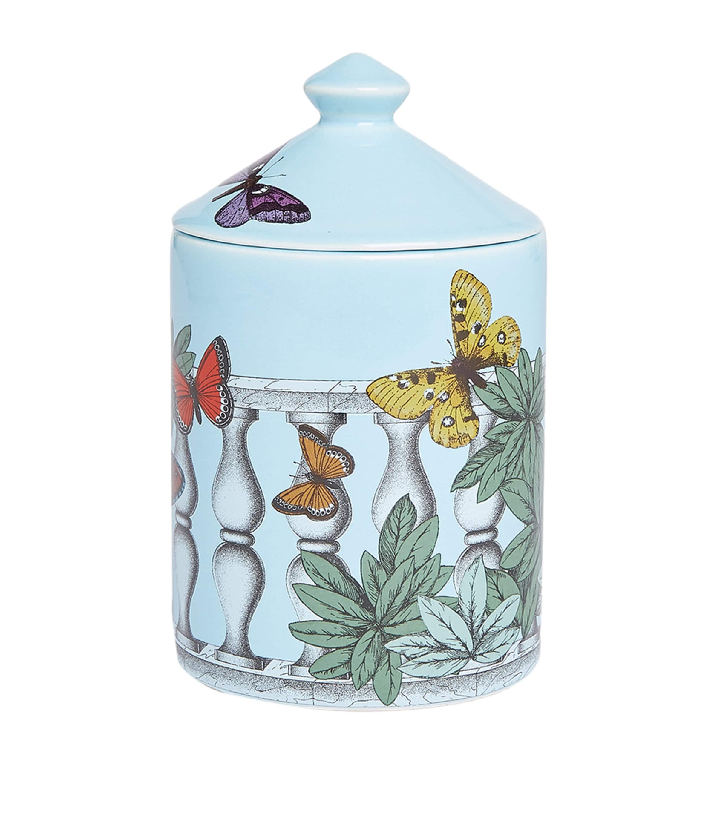 FORNASETTI SMALL FARFALLE E BALAUSTRA CANDLE