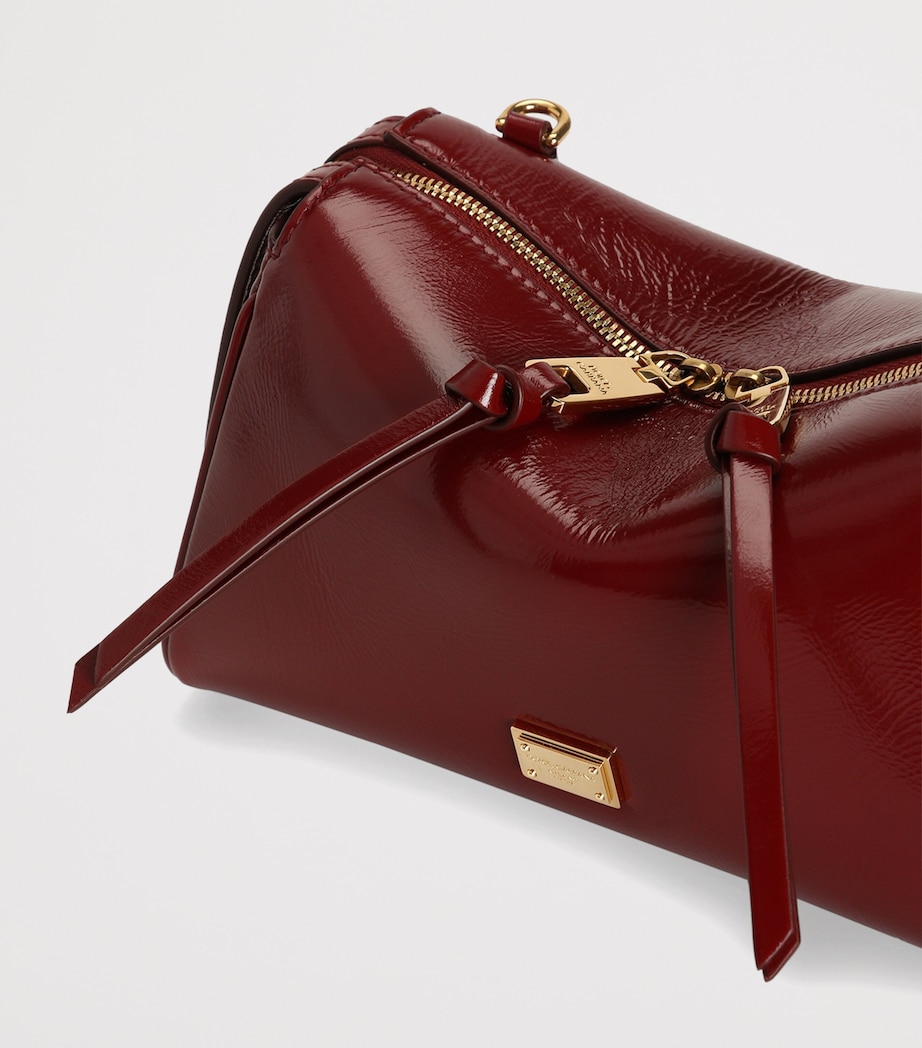 Dolce&Gabbana Calfskin Vittoria Shoulder Bag Tono Rosso Image 6