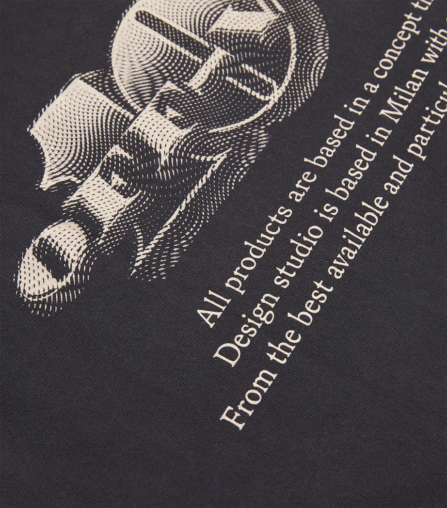 Off-White Mens Cotton Martyrdom T-Shirt Vintage Black Image 5