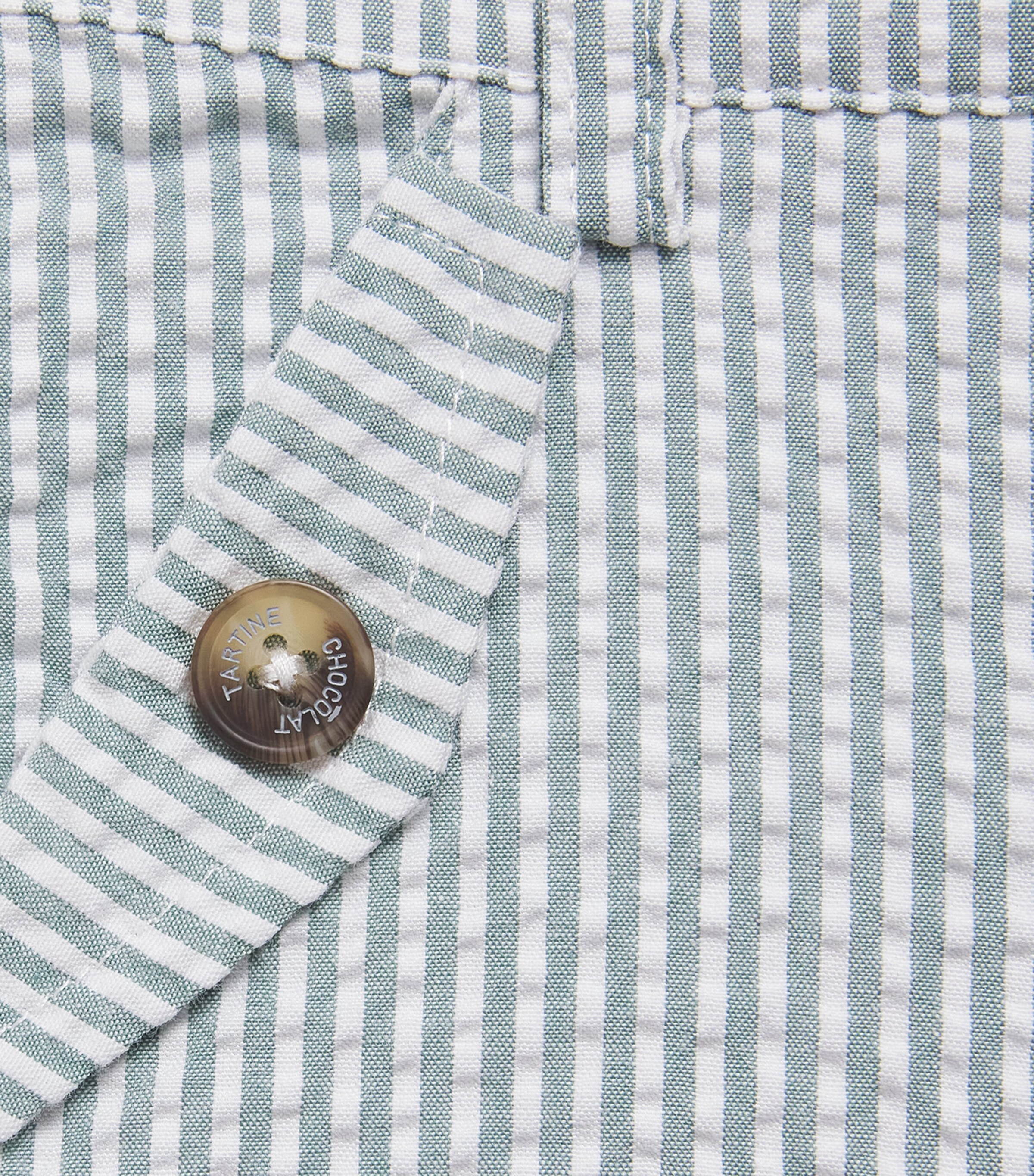 Cotton-Blend Chino Shorts (5-12 Years) 55 EMERAUDE Image 3