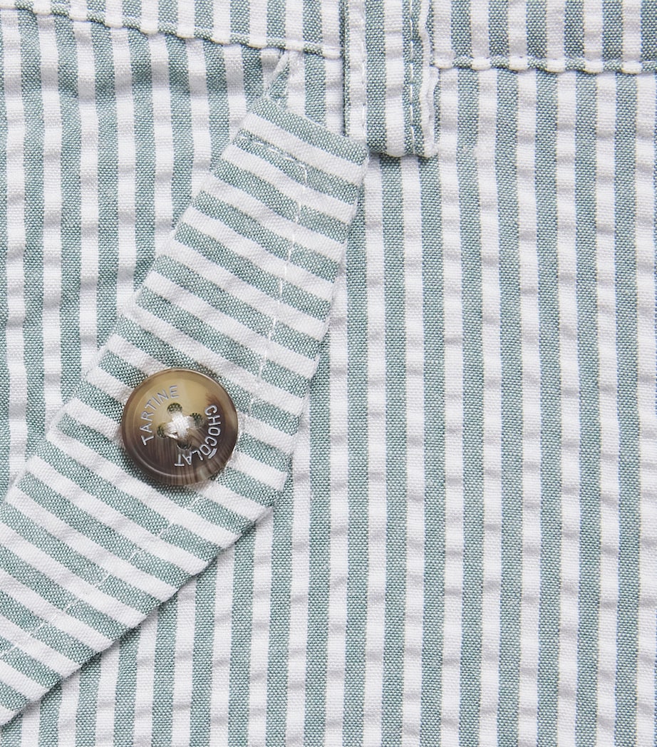 Cotton-Blend Chino Shorts (5-12 Years) 55 EMERAUDE Image 3