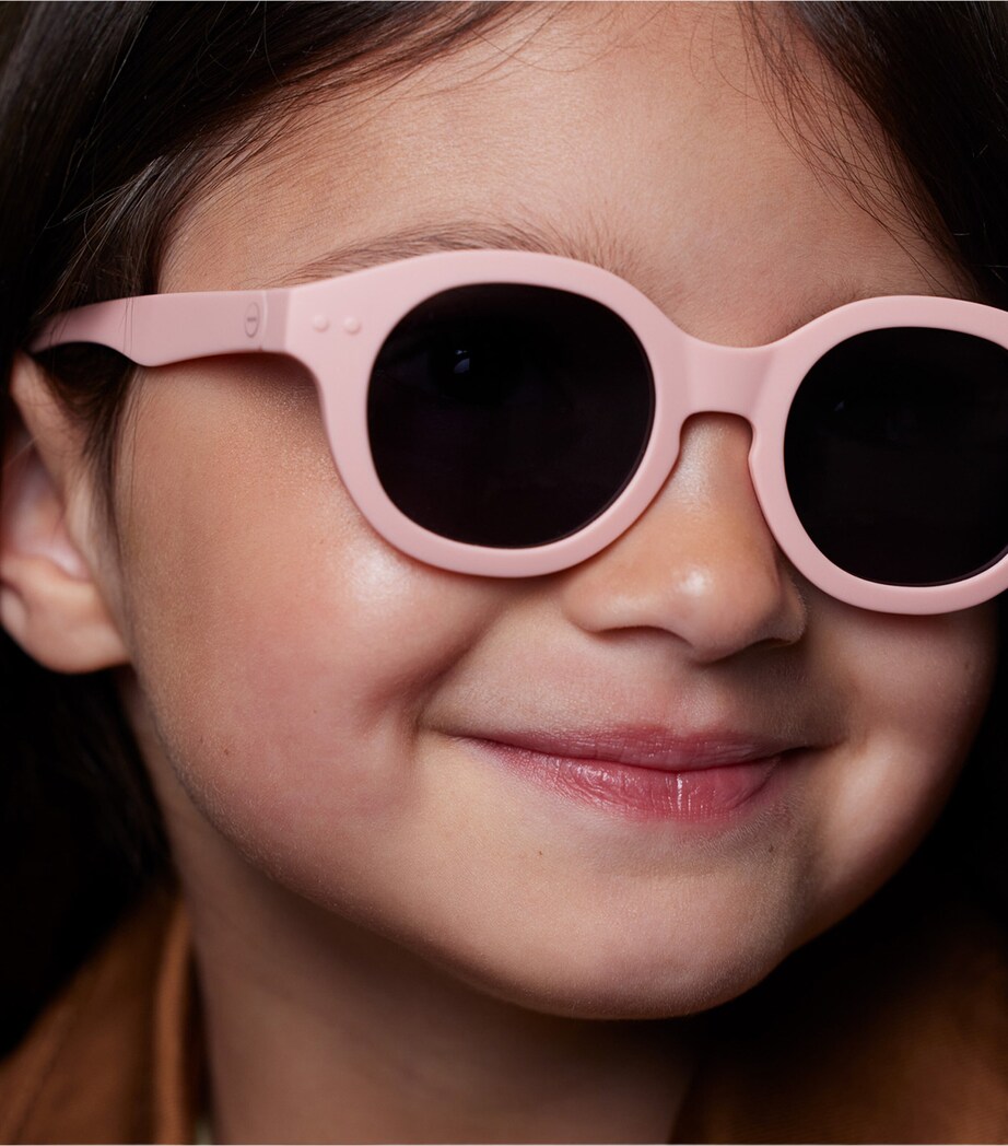 Round Sunglasses (3-5 Years) PASTEL PINK Image 4