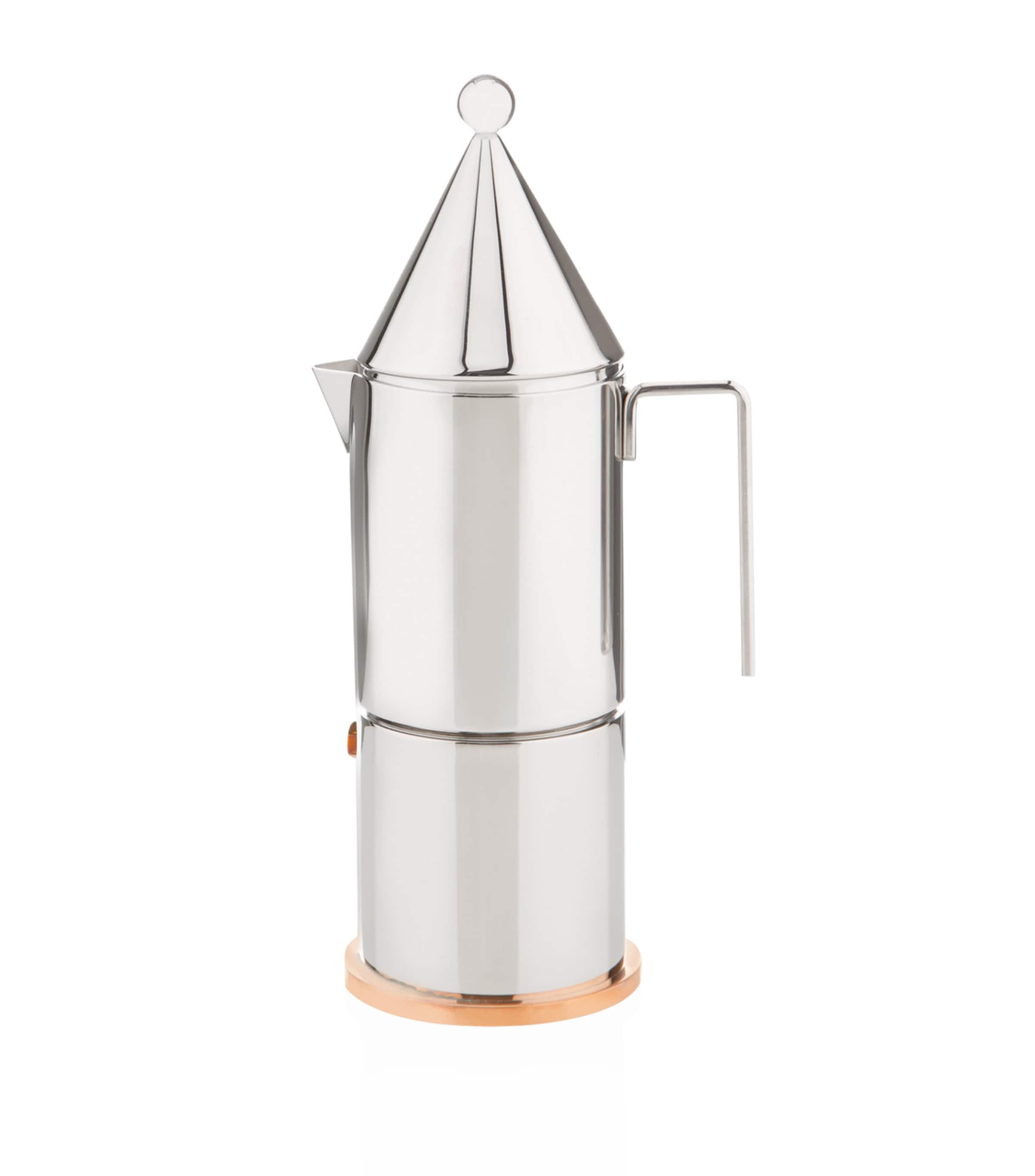 Alessi La Conica 3-cup Espresso Coffee Maker In Metallic