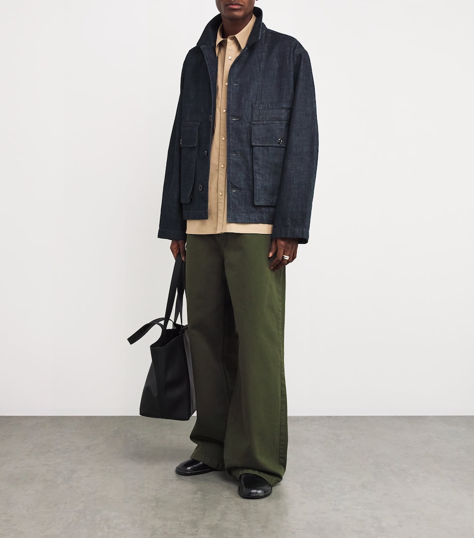 AMI Paris Mens Wide-Leg Jeans Image 2