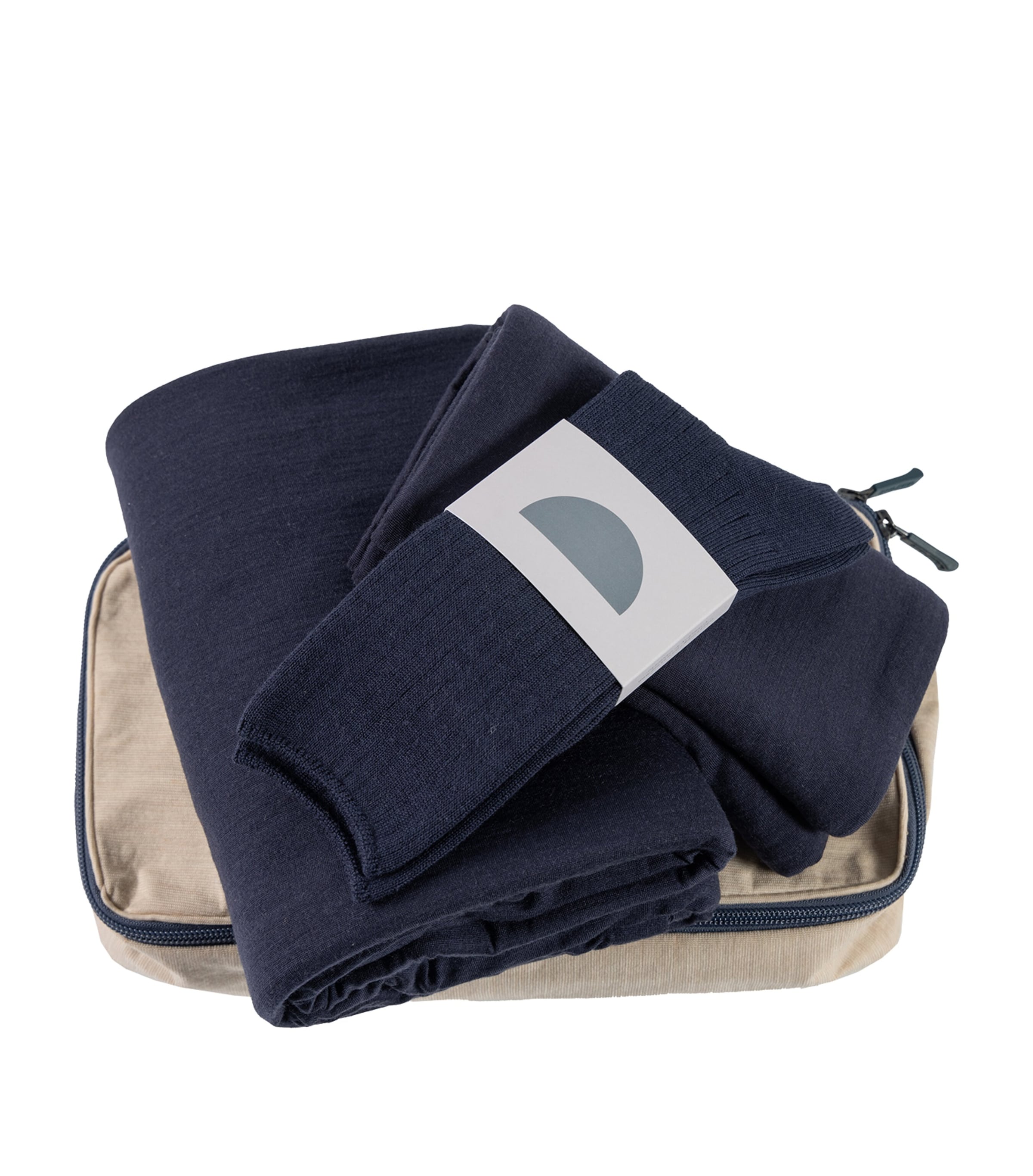 SHLEEP Merino Jersey Pillow, Blanket and Socks Travel Set Arabian Night Sky Image 1