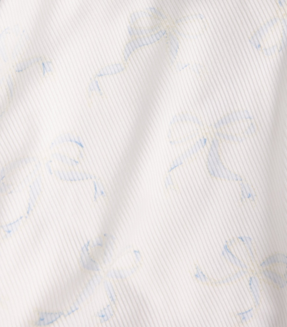 Skims Womens Soft Lounge Pyjama Set Ivory Prl Bows Prnt Image 6