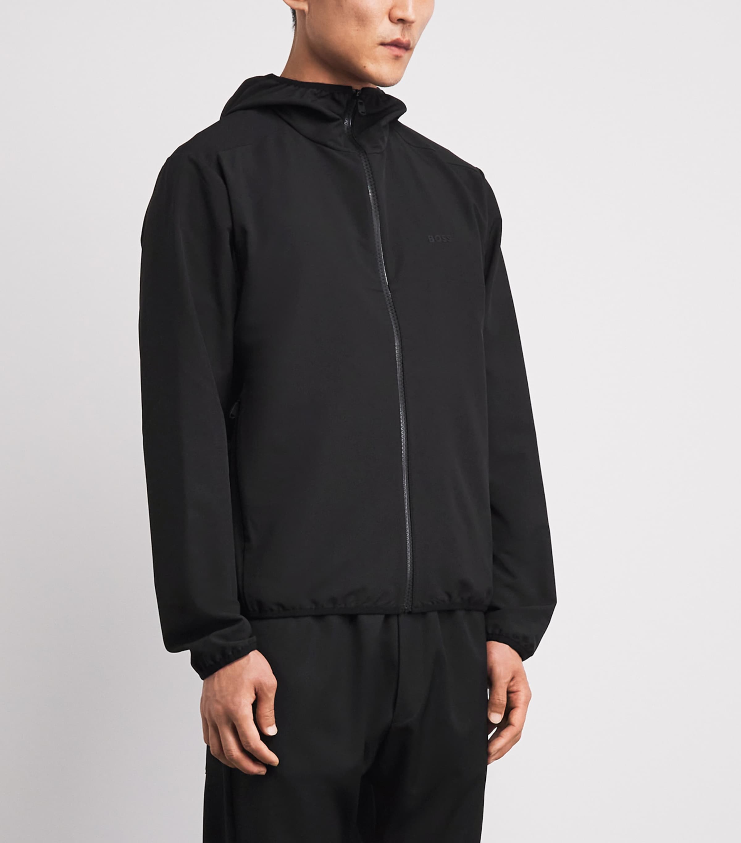 BOSS Mens Water-Resistant Commuter Pro Jacket Black Image 4