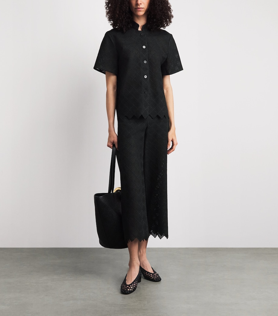 Liberowe Womens Lace Harper Shirt Black Image 2