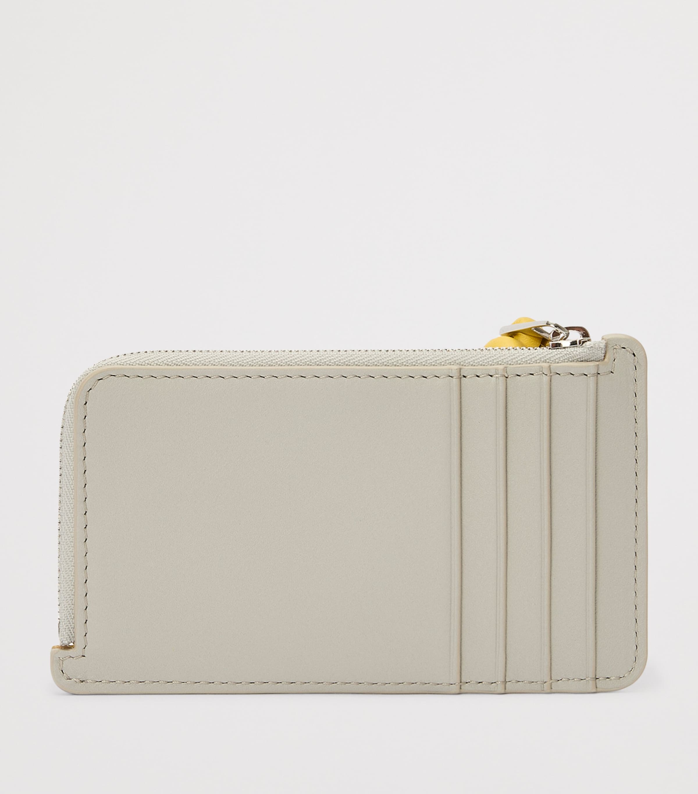LOEWE Leather Knot Card Holder Shell Grey Dandelion Image 2