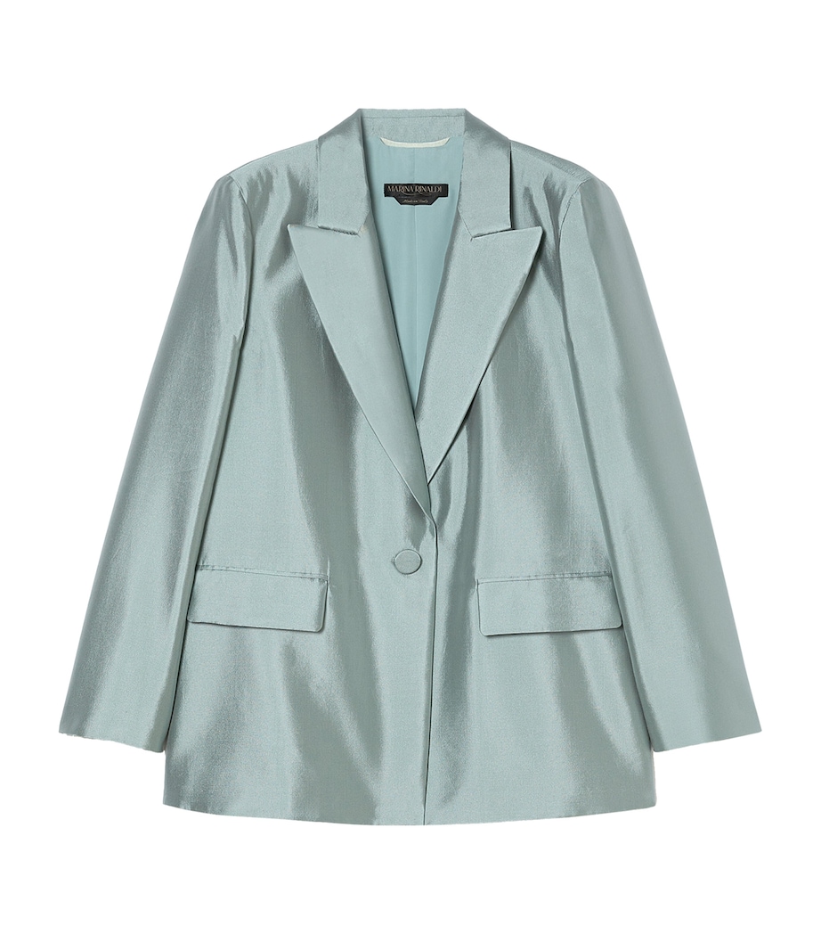 Silk-Blend Baruffa Blazer JADE Image 1