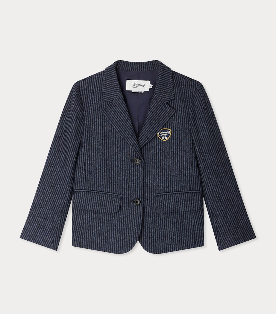Stripe Jujuba Blazer (10-14 Years) RA BLEU ORAGE Image 1