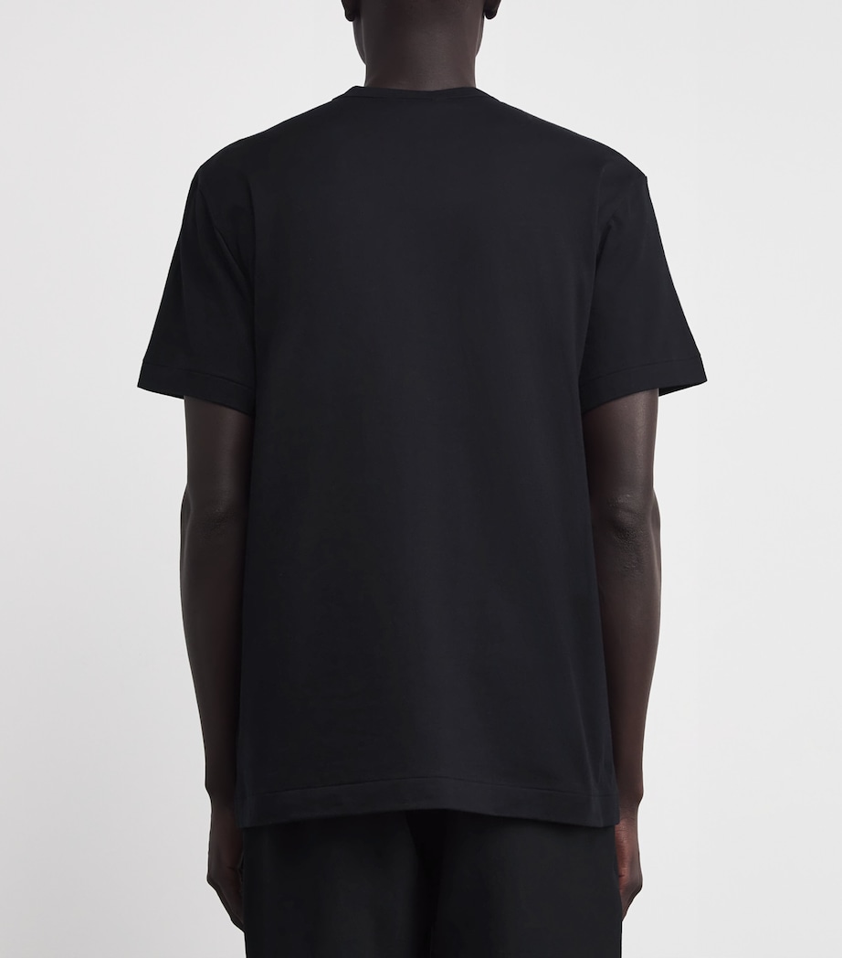 Cotton Pocketed T-Shirt BLACK Image 4