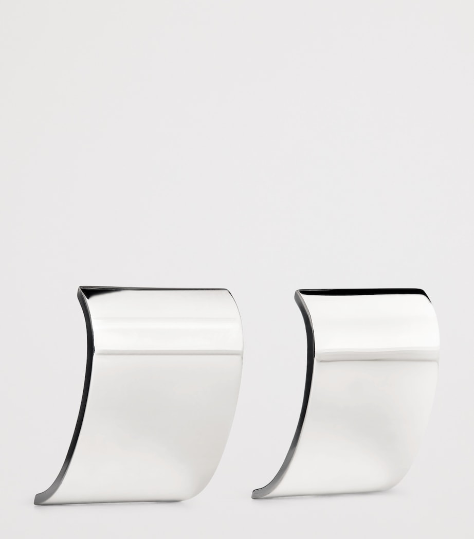 LIÉ STUDIO Sterling Silver Square Sonya Earrings Silver Image 3