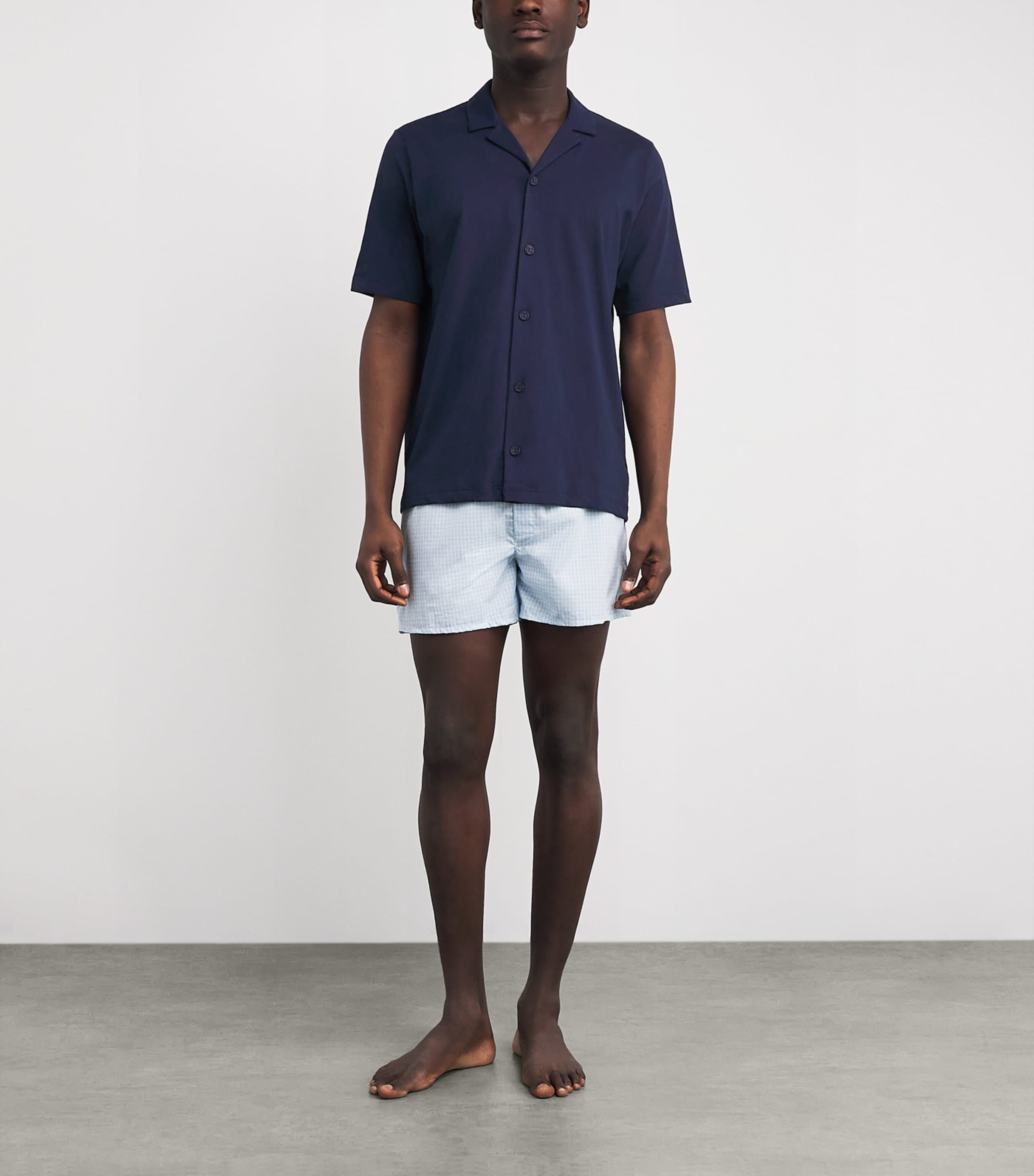 Jersey Night & Day Henley Shirt 1610-DEEP NAVY Image 2