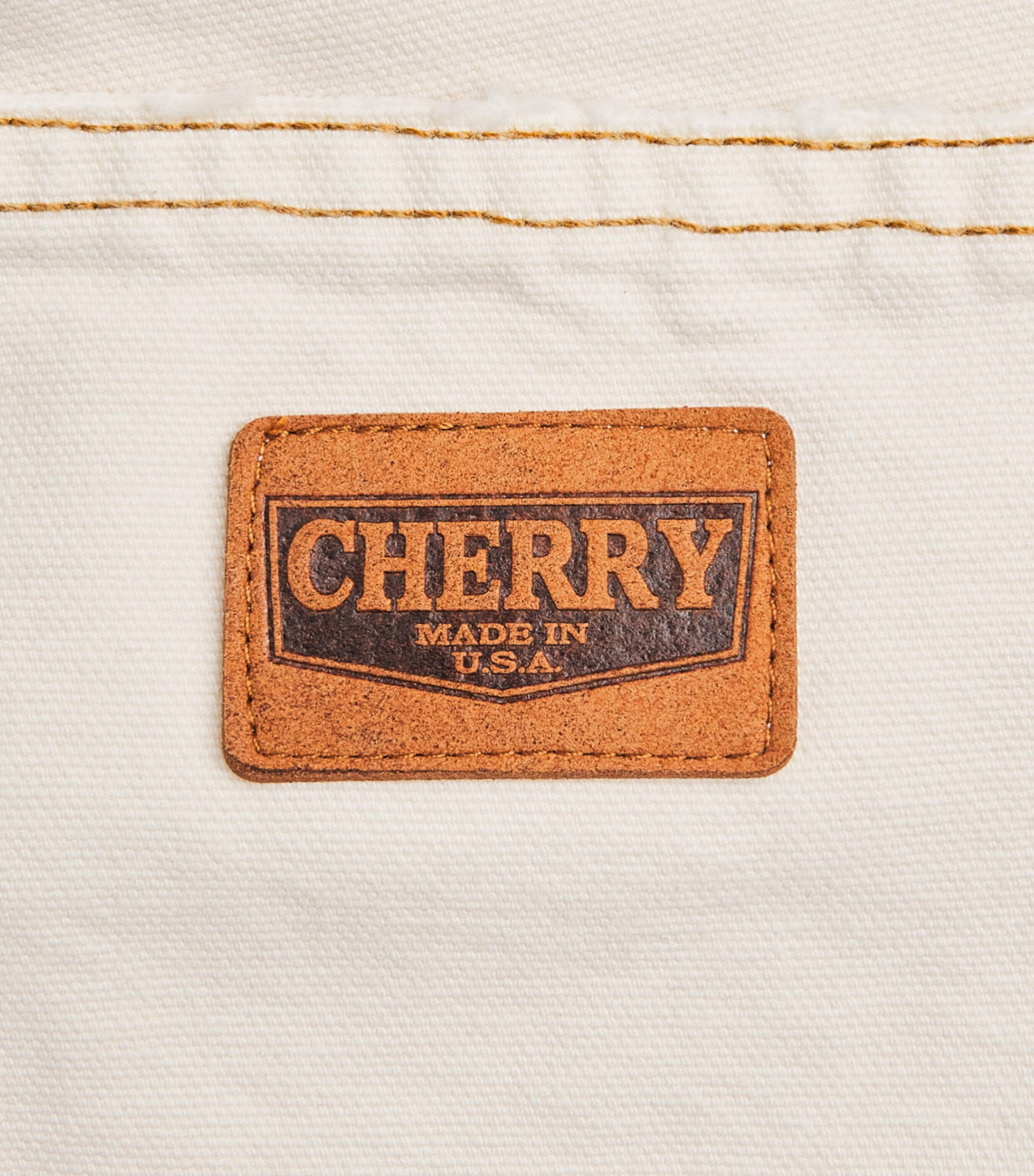 Cherry Los Angeles Mens Cotton Paint Splatter Carpenter Trousers Vintage White Image 6