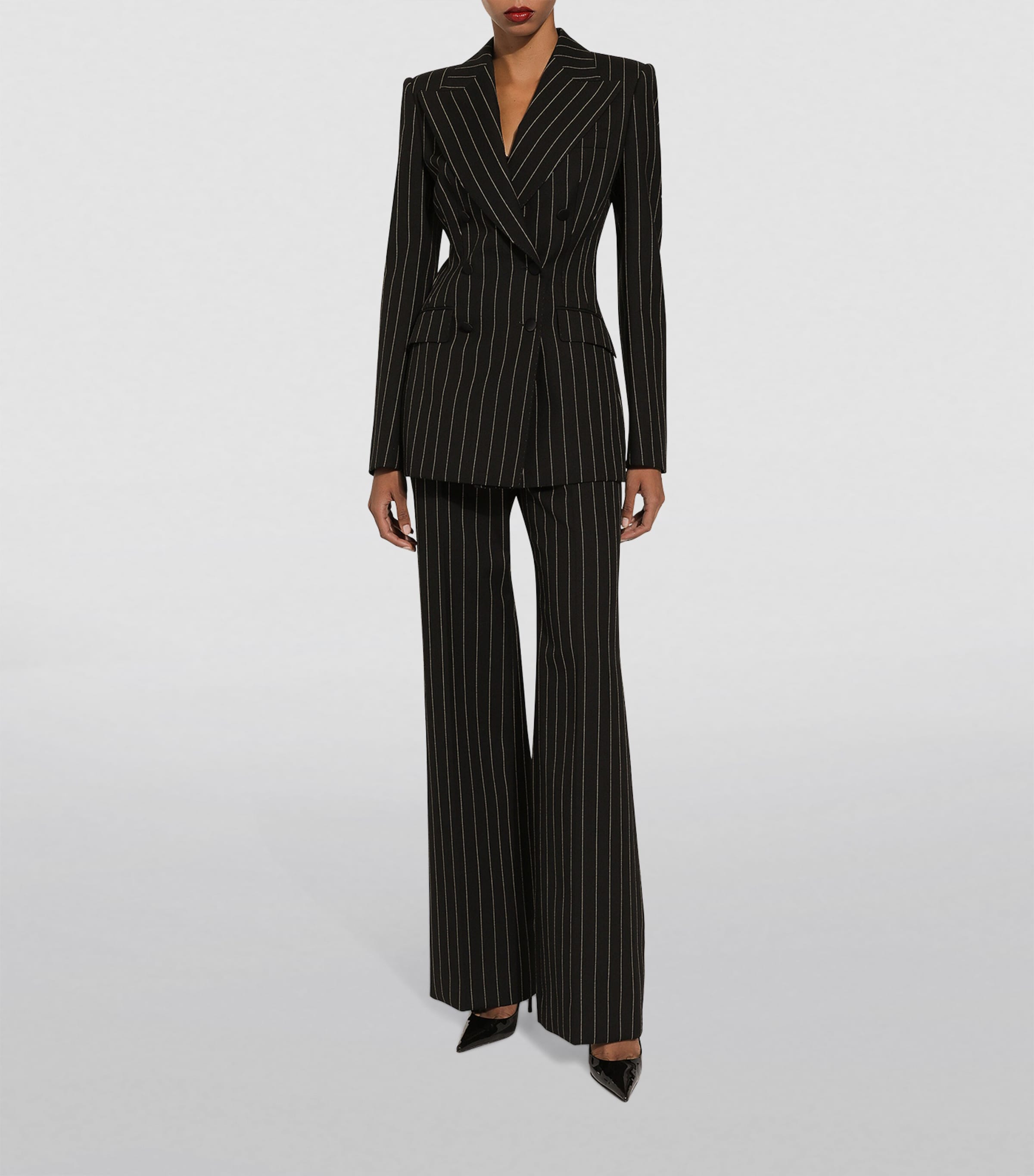 Dolce & Gabbana Multi Wool Pinstripe Blazer | Harrods UK