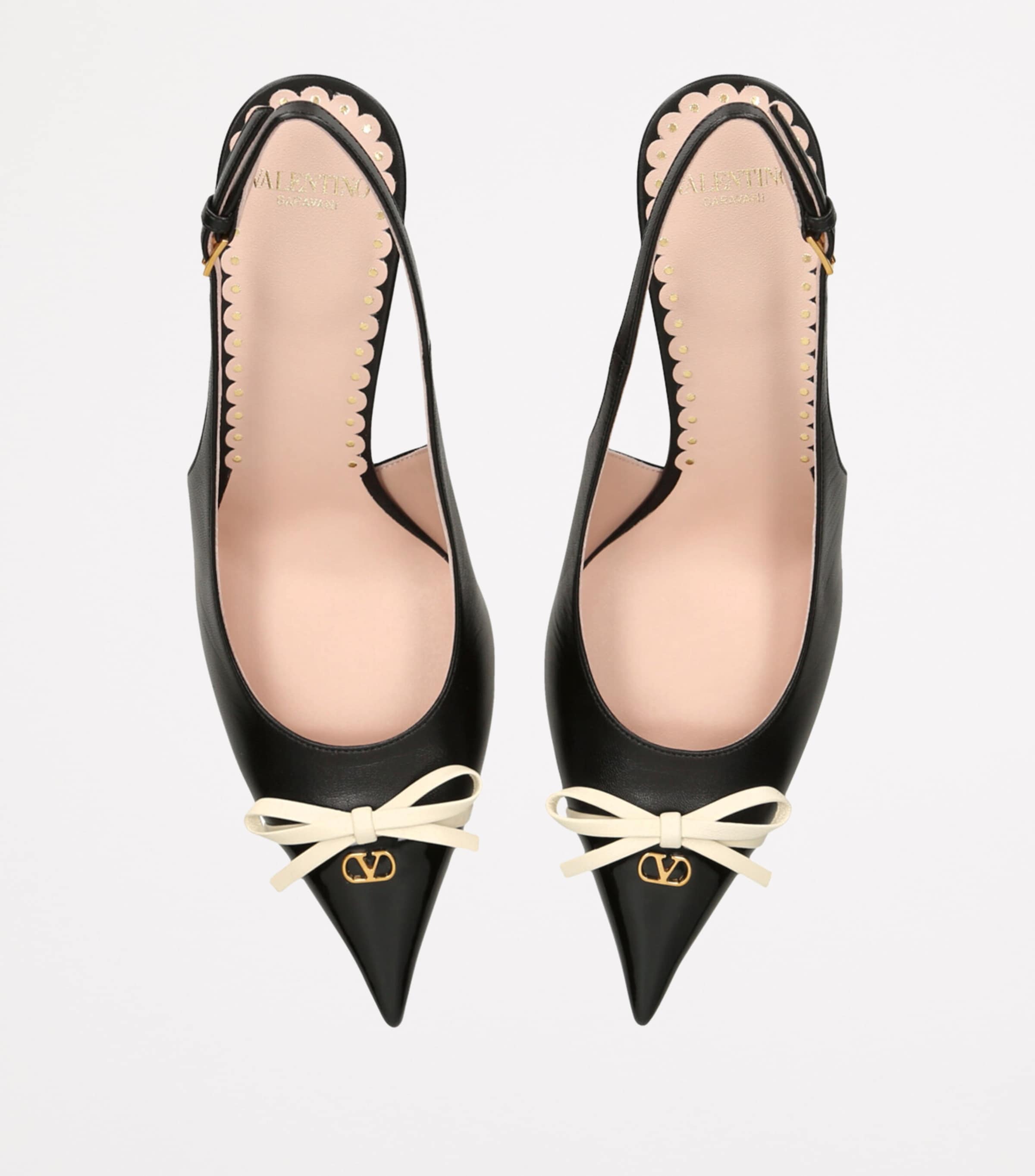 Valentino Garavani Leather Bepointy Slingback Heels 80