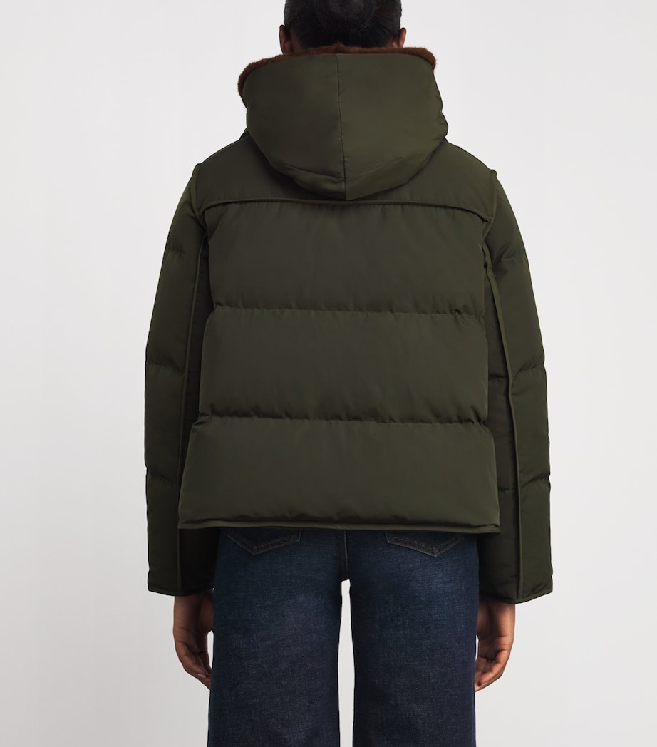 Down-Mink Technical Puffer Jacket (55cm) A0422 Image 4