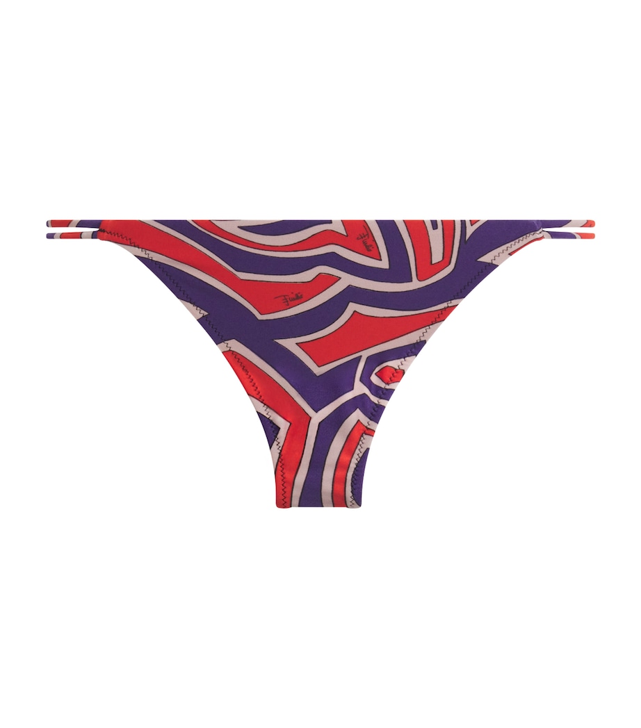Labirinto Print Bikni Bottoms 064/MULTICOLOR Image 1