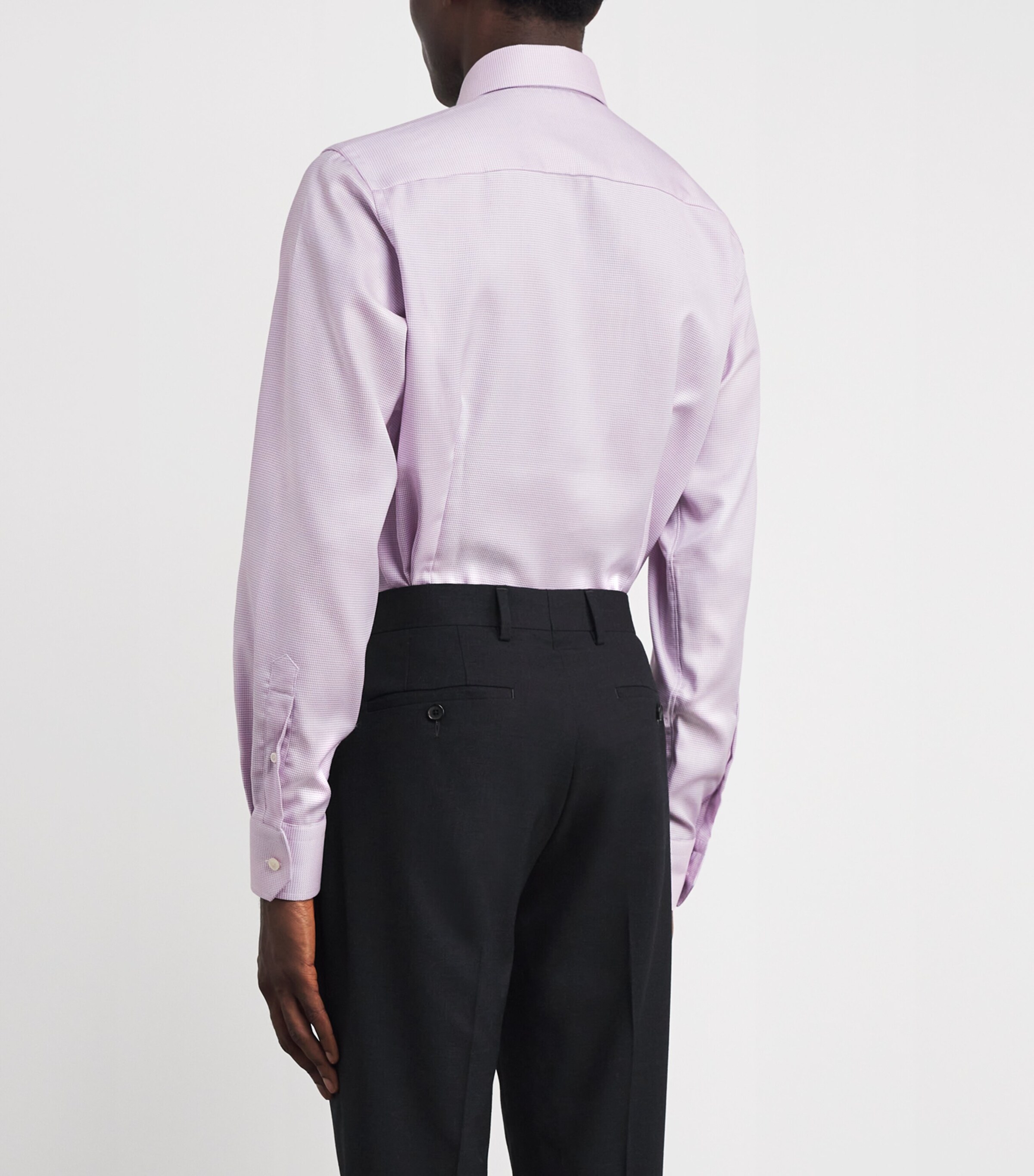 Cotton Twill Contemporary Fit Shirt 52 PINK Image 4