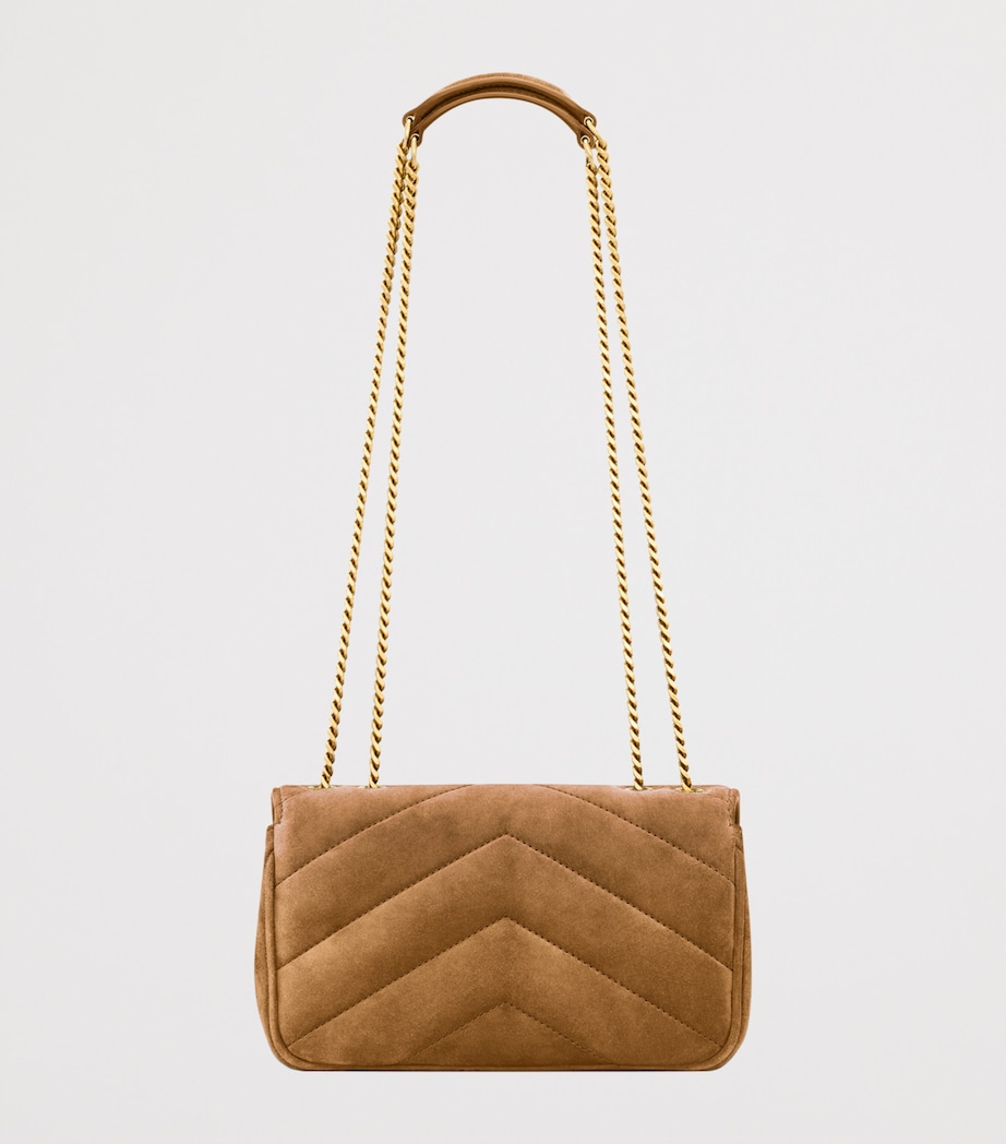 Saint Laurent Mini Suede Loulou Shoulder Bag Image 3