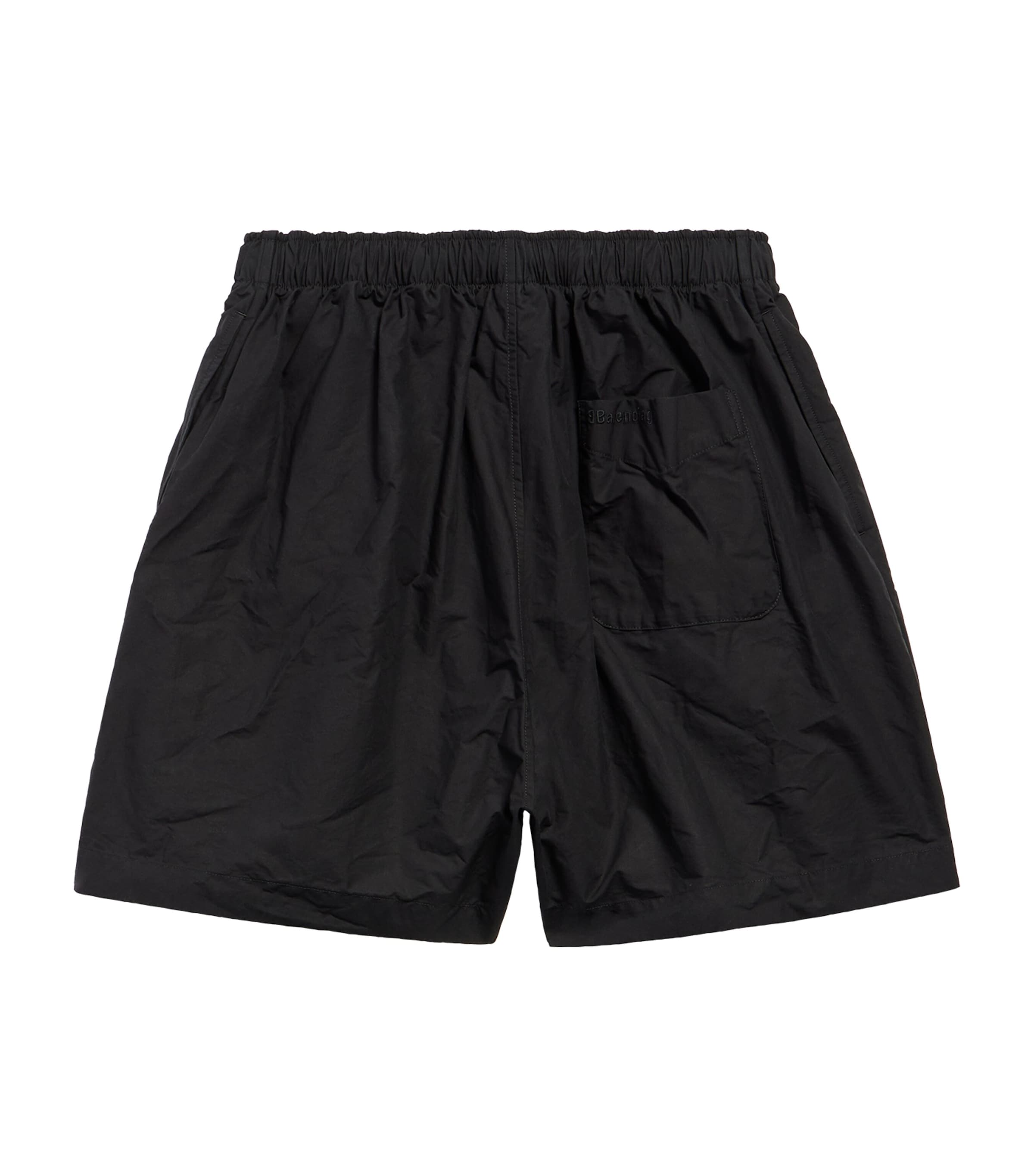 Balenciaga Pyjama-style Shorts In Black