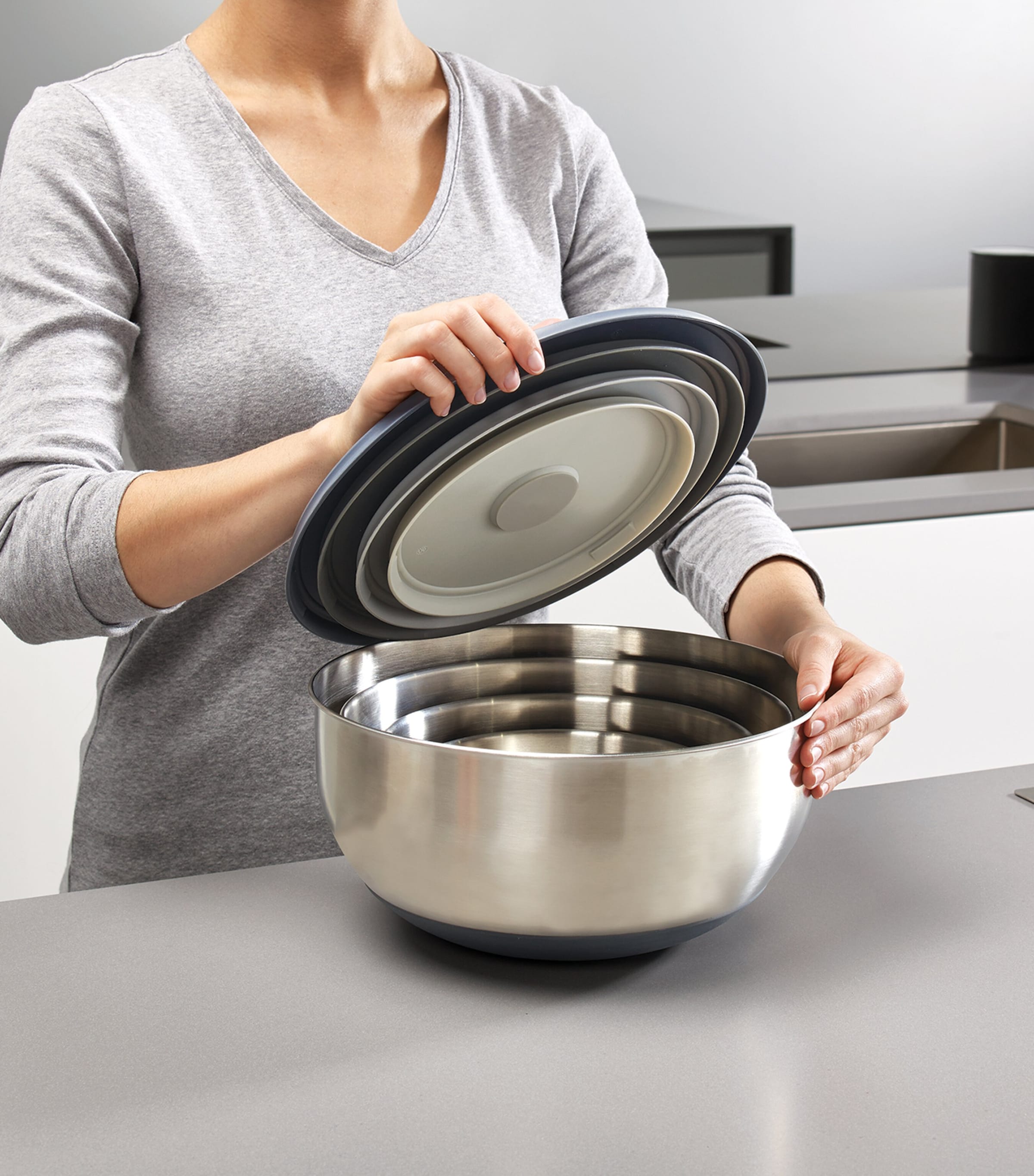 Nest Prep&Store Bowls (Set of 4) STEEL Image 10