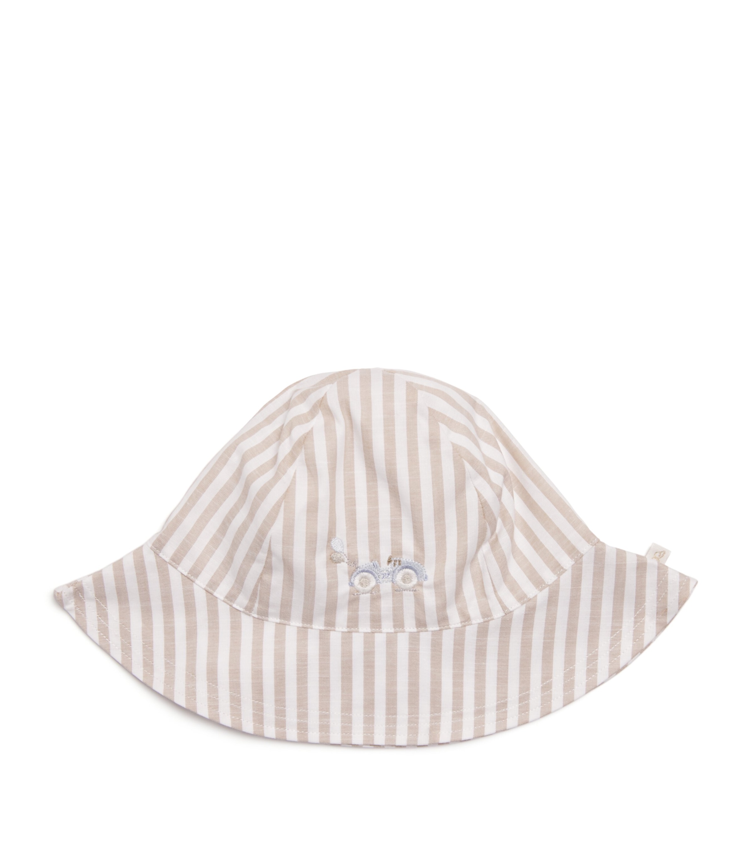 Cotton Carlton Race Car Sun Hat IVORY/SEPIA Image 1
