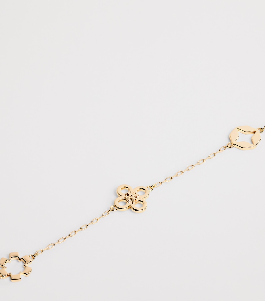 Gold-Plated Forget Me Not Bracelet TORY GOLD Image 4