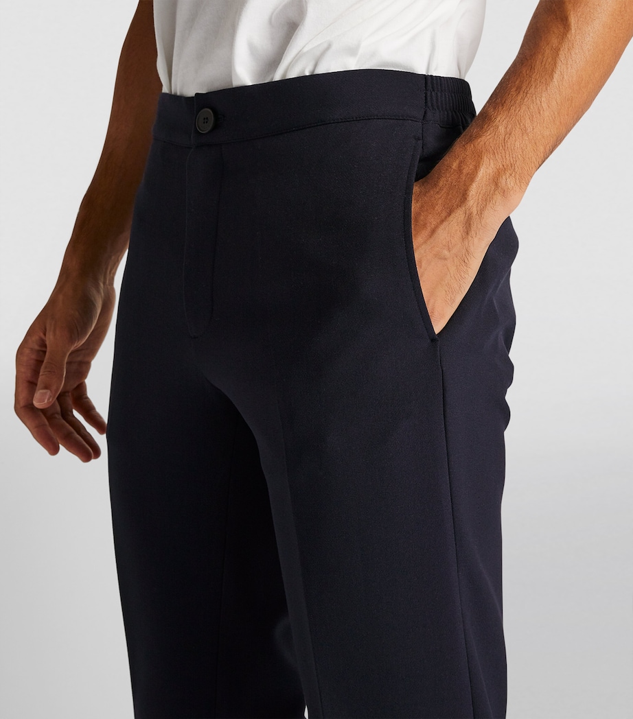 Stretch Jersey Trousers NAVY BLUE Image 6