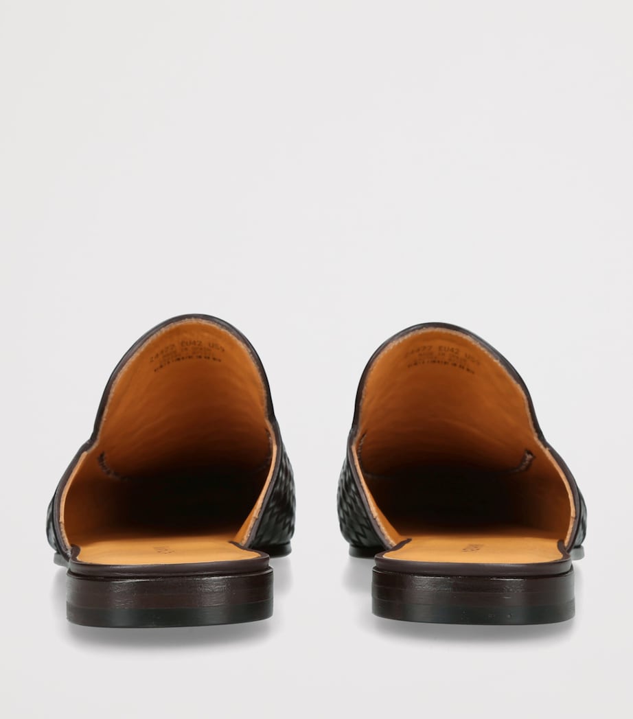 Magnanni Woven Leather Suela Slippers Brown Image 2