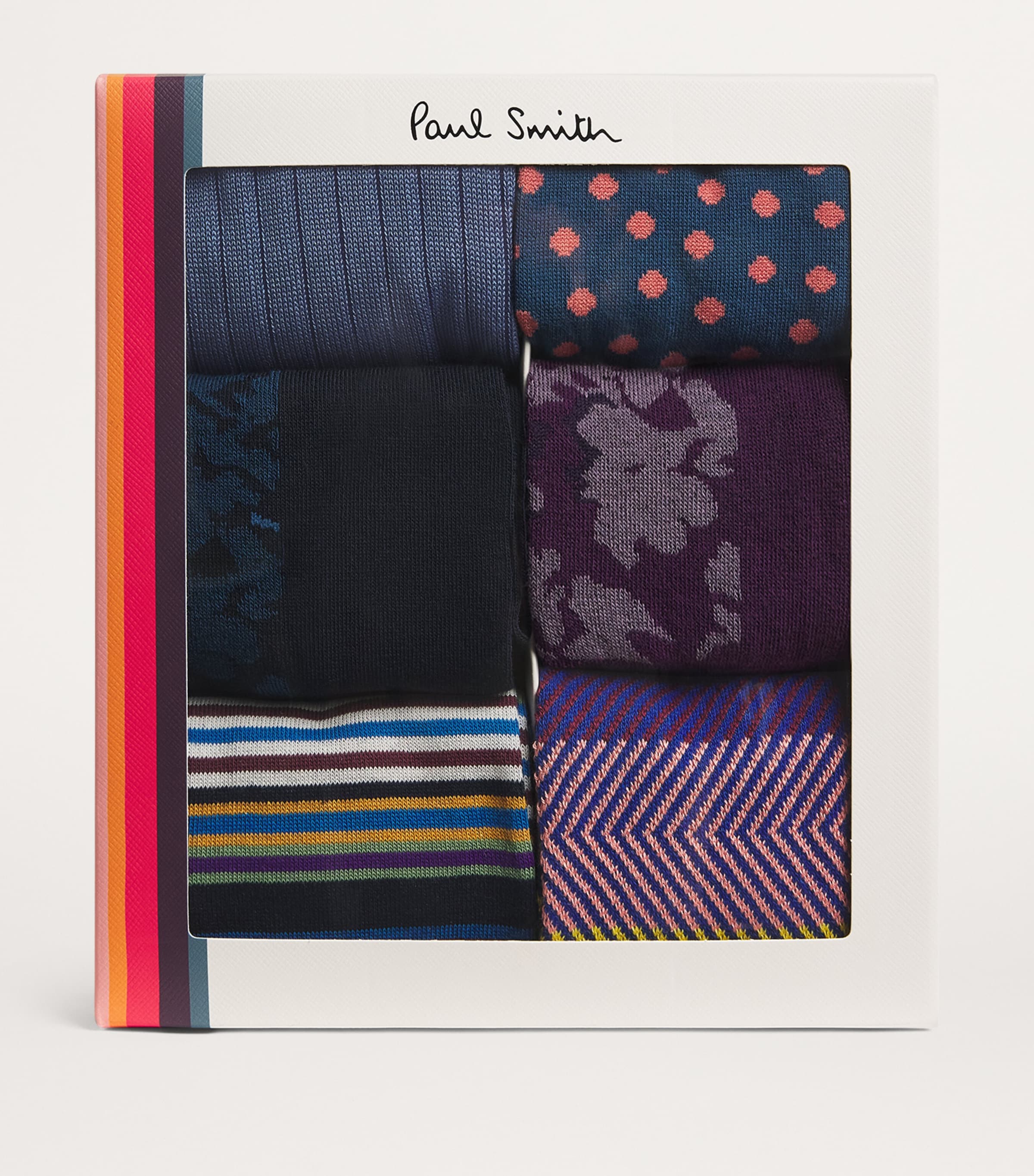 Paul Smith Cotton-blend Socks In Blue