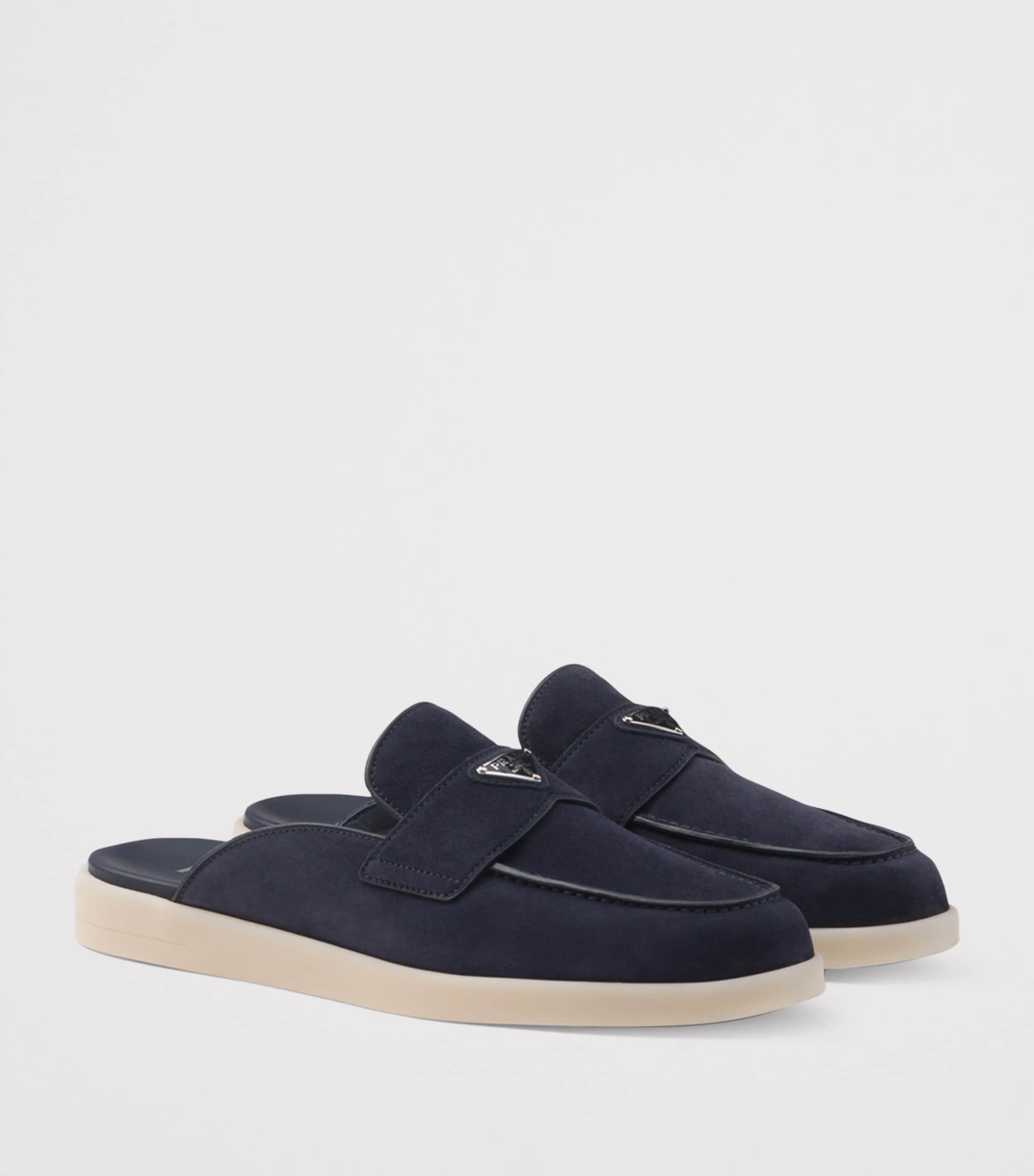 Suede Triangle Mules F0008 Image 3