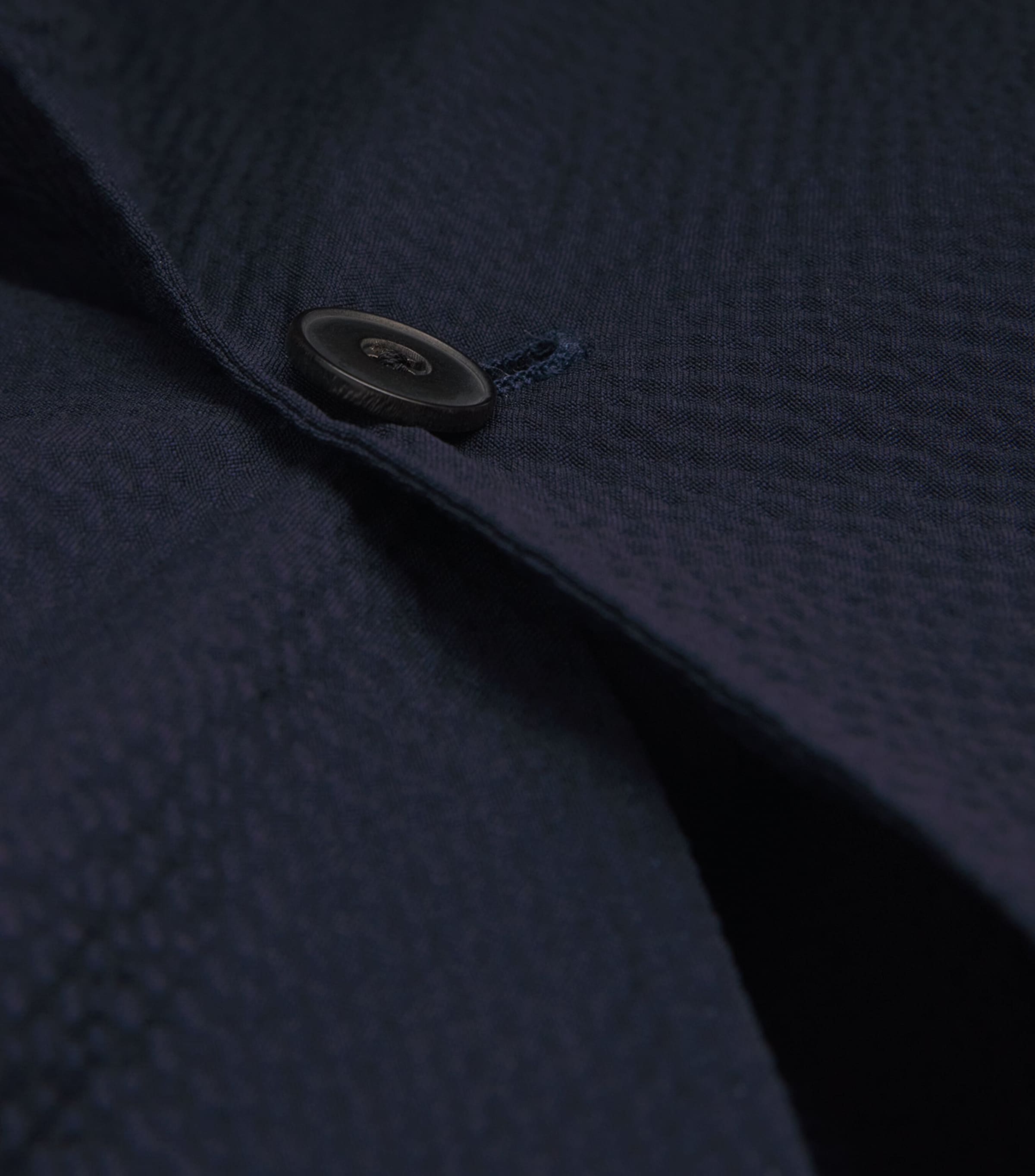 Emporio Armani Mens Virgin Wool-Blend Blazer Image 6